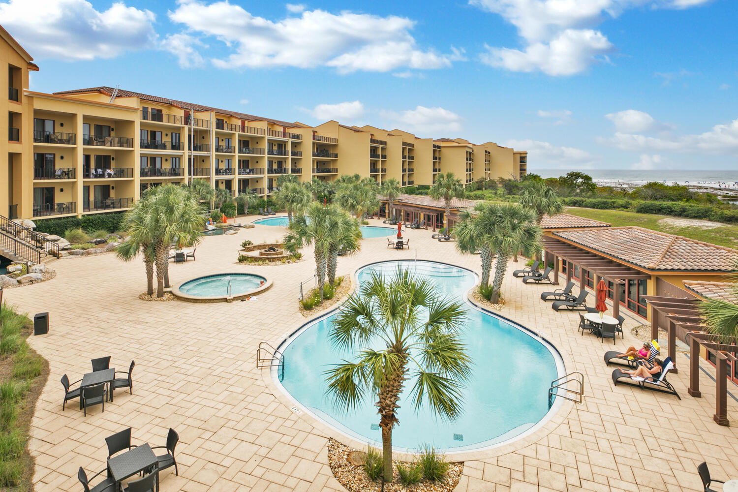 As soon as you drive through the gates, you know you have entered your own 'Sanctuary'. This spacious 3 bedroom 3.5 bath condo has the trifecta of views...relaxing pools, Redfish Lake and the Emerald waters of the Gulf of Mexico.  The calm Coastal décor of this condo lets you know you will experience the 30A lifestyle that you deserve. The high end chefs kitchen comes with Viking appliances and is fully stocked with all the kitchen items you will need to to prepare your delicious meals. There is a large entertainment area complete with a wet bar. Enjoy stunning sunsets views from your private balcony.  Finish out your day with a great nights sleep with comfortable bedding and soft linens. This complex has 3 pools, cabanas, hot tubs, an exercise room and A BOARDWALK TO A PRIVATE BEACH!!