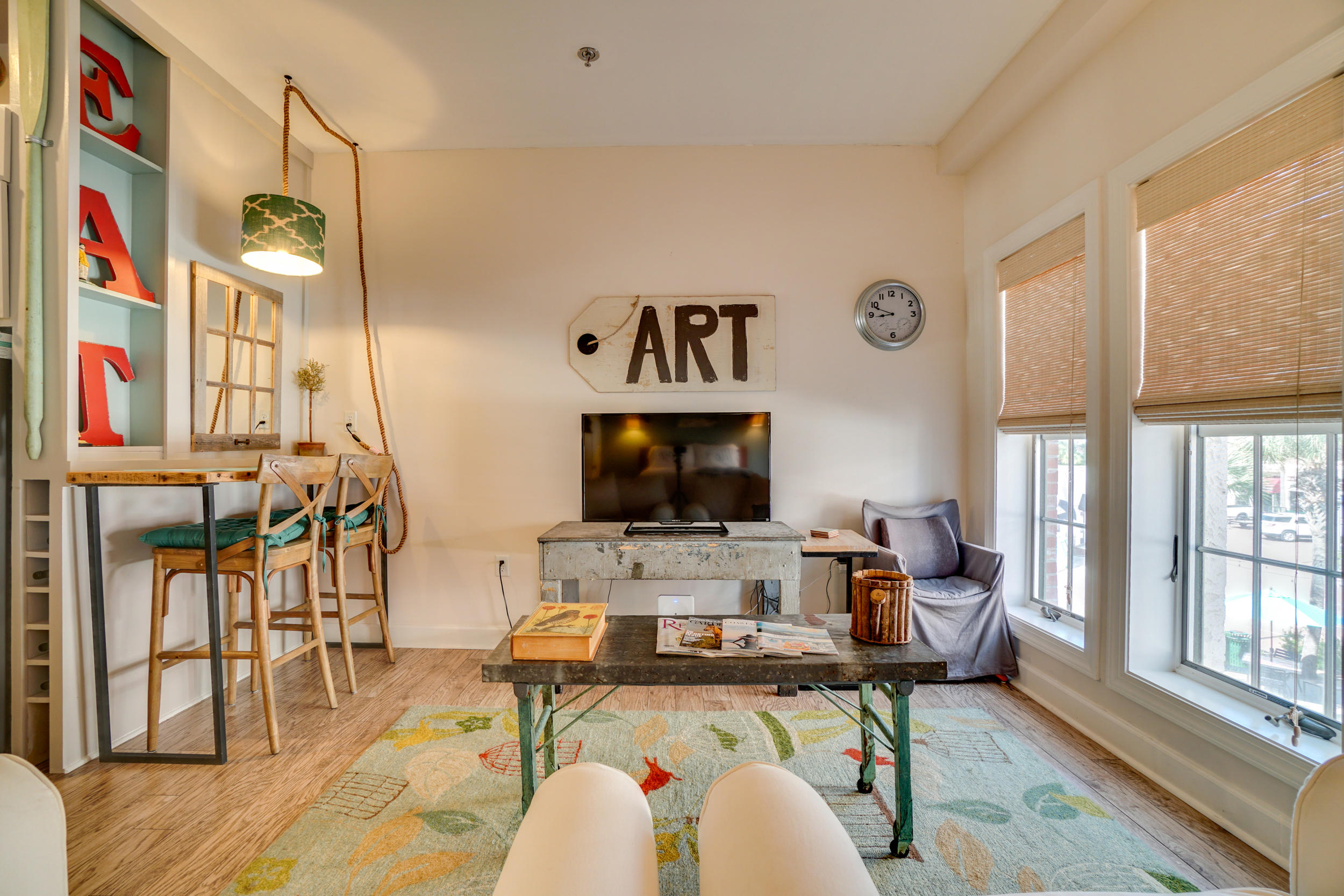 Few places can capture the magic of the Emerald Coast and the beaches of 30-A...this lovely studio at The Village of South Walton does. Sited in a prime end unit location in the D building, this condo exudes sophistication and embodies an eminently livable floor plan and effortless style. Conveys furnished with all you need to enjoy the beach life. The Village of South Walton is the epicenter of 30A fun with many great shops and restaurants right on site, pool and hot tub, not to mention the seasonal activities including live music, fire pit, beach rentals, artist and other kiosk shops plus the 30A walking/biking path! The deeded beach access is also just a short five minute walk or a free tram ride away. Do not miss out on this amazing investment opportunity!