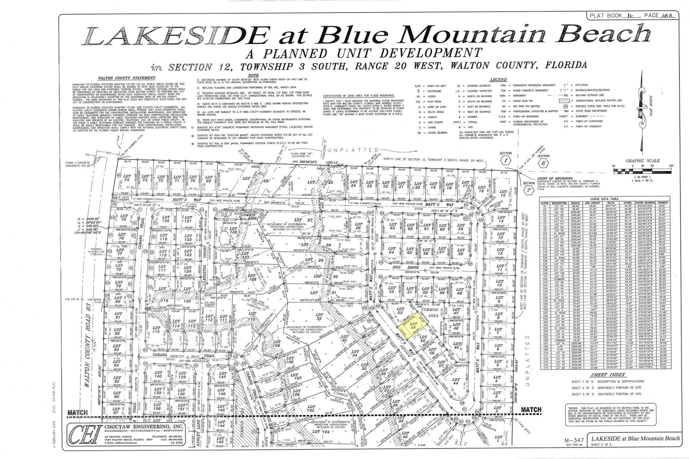 LAKESIDE AT BLUE MOUNTAIN BEACH - Land
