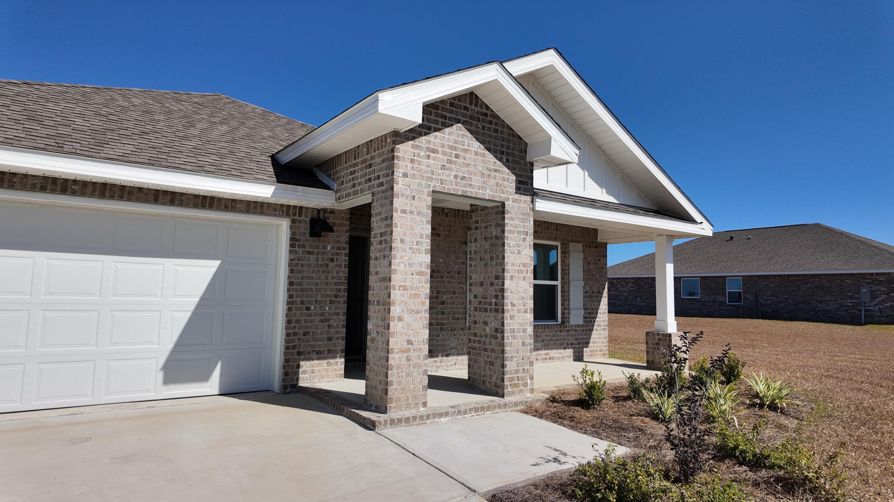 ALMOST MOVE IN READY! Nice large homesites in HIGHLANDS Phase 1. Fast growing N. Crestview. The popular Cali model with its desirable open design for comfortable living & entertaining. 4 beds, 2 baths, covered patio, 2 car garage & awesome amenities. Well-designed kitchen features: GORGEOUS Quartz counter-tops stainless appliances, lg. island, smooth-top range, built in microwave, quiet dishwasher & pantry. Striking wood look flooring & PLUSH carpet in the bedrooms. The 'Smart Home Connect' System offers a variety of Smart Hm. Devices for your convenience. Bedroom 1 & adjoining bath has a lg. walk-in closet, beautiful Quartz counter-tops, double sinks, lg. shower & MORE.  STYLISH curb appeal. Easy drive to the airport, military base, Ft. Walton, Destin beaches & just minutes golfing.