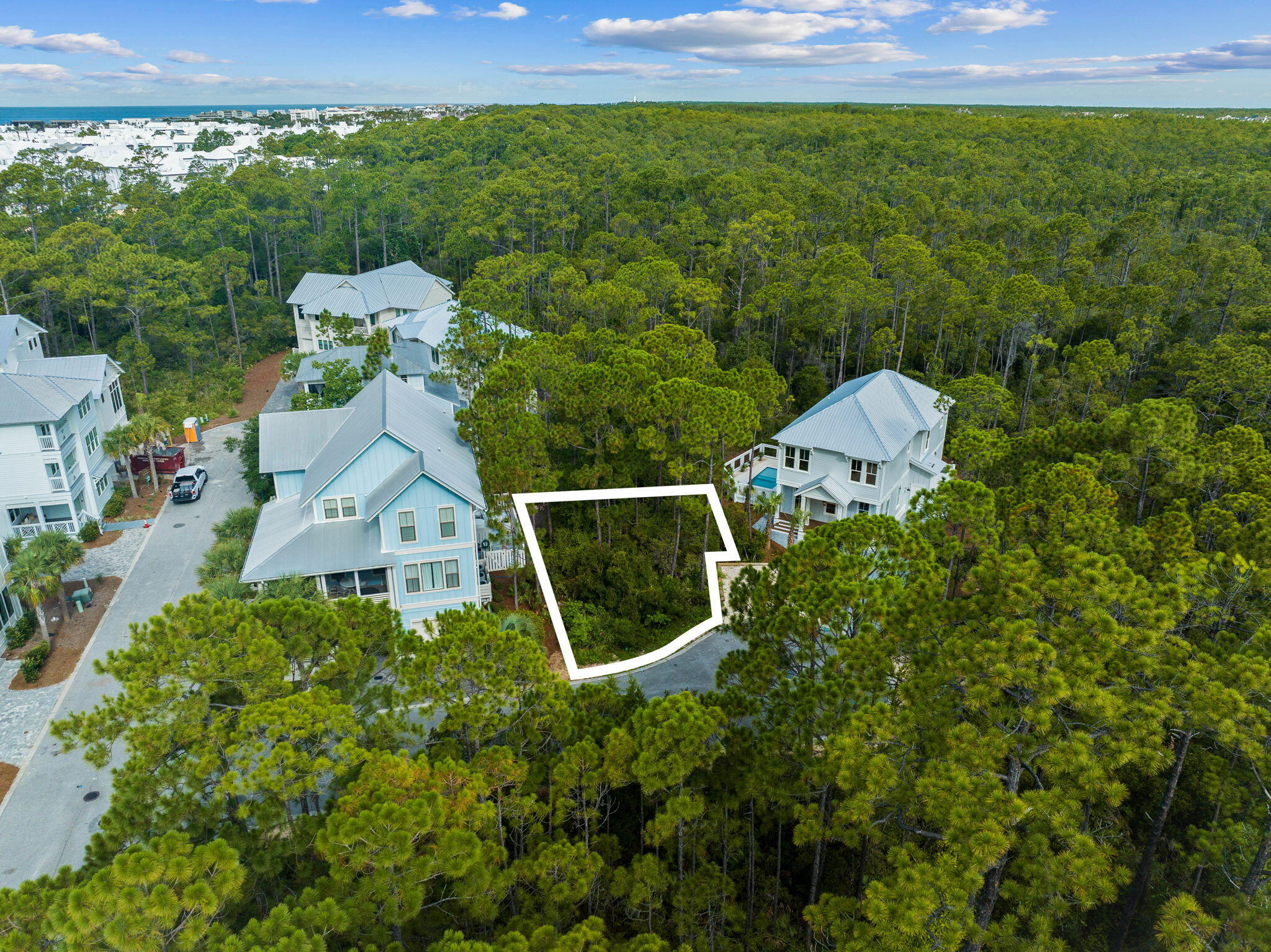 Beautiful lot in the residential community of Treetop, a quaint, unique, and serene neighborhood in Inlet Beach. Conveniently located near Seacrest, Watersound, Rosemary Beach, and Alys Beach, with close proximity to the sandy white beaches of 30A. Amenities include access to Seacrest Beach and a community pool. All information and dimensions to be verified by the Buyer prior to submitting an offer.