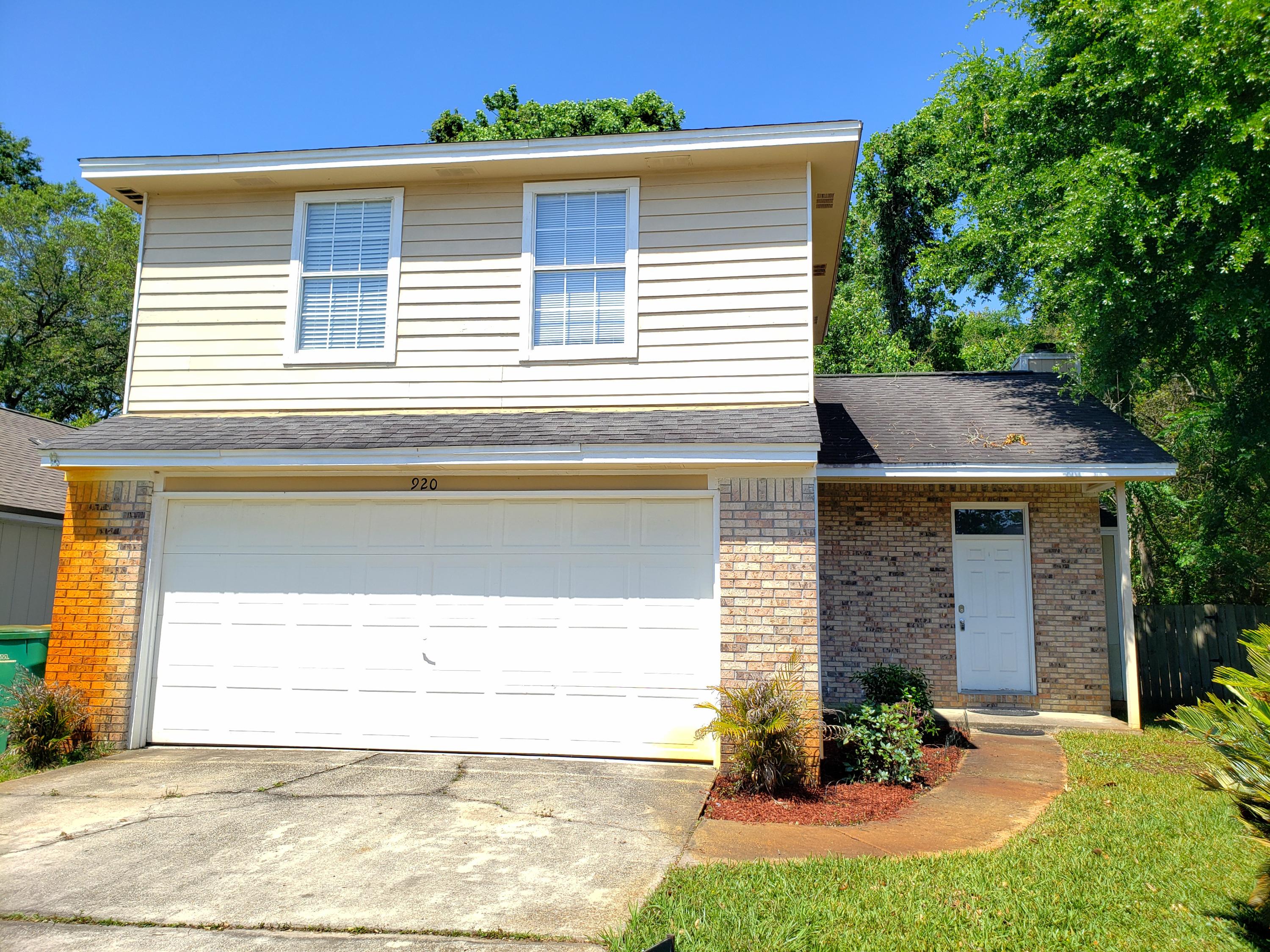 Two story 3 bedroom, 2 bath home located on a cul-de-sac. All tile downstairs, carpet upstairs (all 3 bedrooms located upstairs). Two car garage. Fenced in yard. Pets not negotiable. Available 5-11-20.