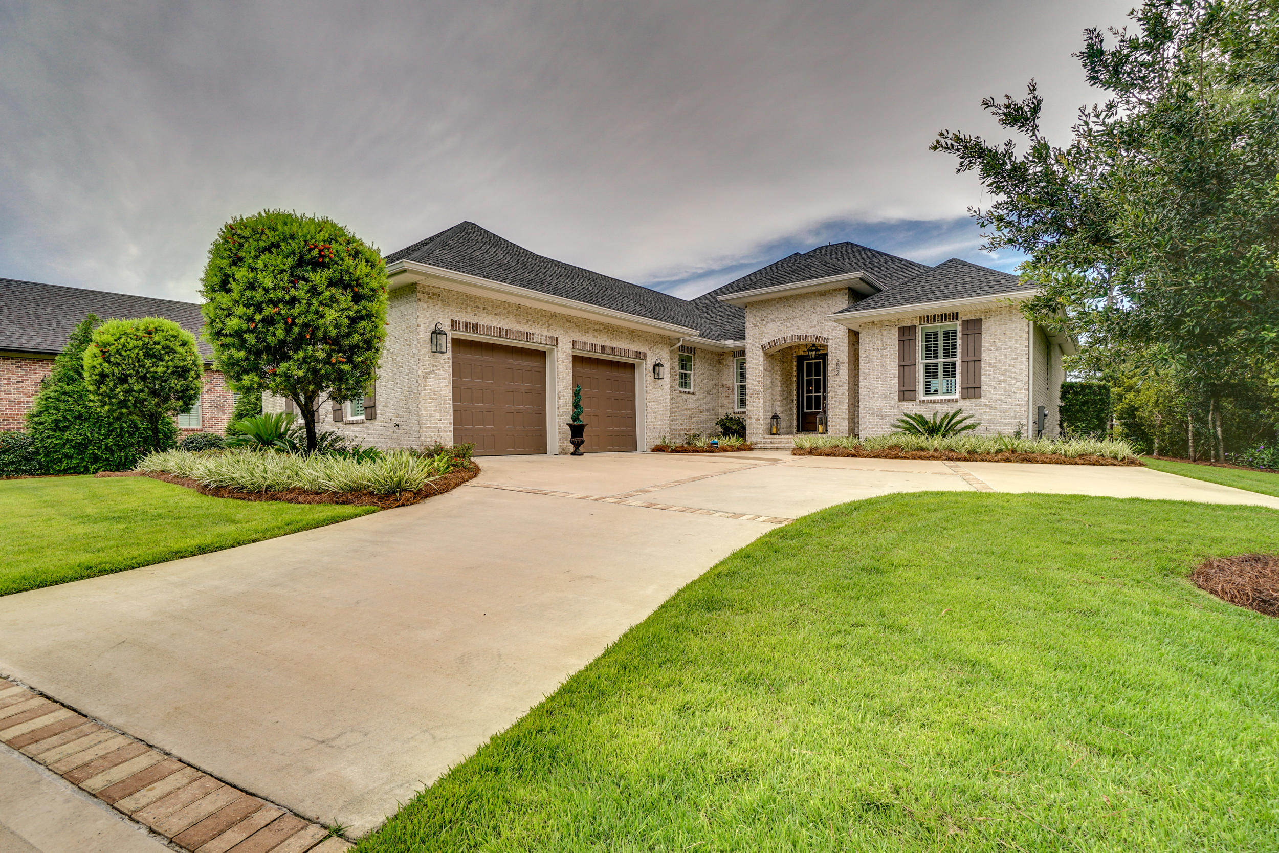 UNDER CONTRACT AND ACCEPTING BACK UP OFFERS Enjoy this serene lakefront home in desirable Kelly Plantation.  Originally constructed in 2016 this 4 bedroom, 3 bath gorgeous custom home has an open spacious floor plan on one story.  This home features beautiful wood floors, high ceilings, oversized crown molding, outdoor kitchen on a screened in lanai, plantation shutters throughout and a large bonus room over the garage.  There are two AC's and a tankless water heater.  This home comes with all of the original plans. This home has a LOMA letter (located in the documents section of the MLS).  Kelly Plantation also offers scenic waterfront parks, walking trails, tennis , pickle ball courts, playground, Owner's Clubhouse, Fitness Center, and a secure environment and convenient location in the heart of Destin and convenient location in the heart of Destin
**Buyer to verify all measurements**