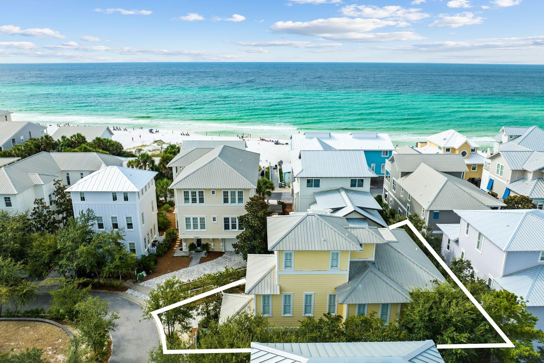 Discover the perfect blend of luxury and coastal charm at 48 Chelsea Loop, a fully renovated and exquisitely refurnished home in the picturesque Seagrove Beach, Florida. This stunning residence offers four bedrooms and three-and-one-half bathrooms within a spacious 2,416 square feet, designed to embrace the serene beauty of its Gulf Coast setting.

Situated just three tiers from the Gulf of Mexico and adjacent to the community beach pathway leading to a convenient beach access, this home provides breathtaking views of the sparkling Gulf waters. The thoughtfully designed layout features three bedrooms on the first floor, including a private primary suite with an en suite bathroom, a fun bunk room ideal for kids, and an additional guest room. The second level is dedicated to open-concept living, where you'll find a brand-new kitchen equipped with modern countertops and stainless steel appliances, seamlessly integrated with the living room. A large built-in dining table invites the whole group to gather for meals, while a spacious balcony extends from the living area, complete with ample seating and Gulf views. For added convenience, a half bath is also located on this level. The second-level primary bedroom boasts an en suite bathroom and a private balcony, perfect for a tranquil retreat.

Ascend to the third level to discover an entertainment oasis. The loft area features a second living space with a sleeper sofa, a wet bar and arcade games, making it an ideal spot for relaxation and fun. Step out onto another expansive balcony, where you can enjoy stunning views of the Gulf of Mexico and the gentle sea breeze.

Located in the desirable community of Summer's Edge, residents benefit from a convenient beach access and two community pools. Additionally, Summer's Edge is a short walk from the newly developed Greenway Station, offering a variety of local eateries, shopping, YOLO bike and paddleboard rentals, and access to the scenic Point Washington State Forest trails. For extra accommodation needs, The Lodge 30A boutique hotel is conveniently nearby.