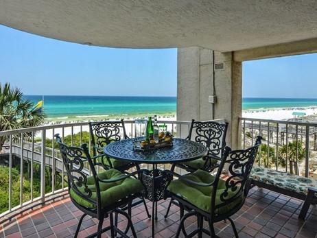 SPECTACULAR VIEWS***GULF FRONT LUXURY*** GATED COMMUNITY ***PRIVATE BEACH***NEWLY RENOVATED*** BEAUTIFULLY FURNISHED ***CLEAN AND CONTEMPORARY***INCREDIBLE RENTAL INCOME YR OVER YR!  RARELY DO THESE COVETED 3 BEDROOM 3 BATH SPACIOUS OPEN FLOOR PLAN GULFSIDE UNITS COME ON THE MARKET. THIS UNIT WILL GO FAST!! THIS 3RD FLOOR BEAUTY HAS JUST BEEN COMPLETELY UPDATED. THIS CONDO IS IN THE WESTERN STACK PROVIDING BREATHTAKING SUNSET AND GULF VIEWS. THE INCREDIBLE VIEWS AND BEAUTIFUL UPGRADES OF THIS CONDO HAVE MADE THIS UNIT ONE OF THE HIGHEST GROSSING LUXURY CONDOS IN THE AREA.  WITH 112K GROSS ALREADY ON THE BOOKS AND 10 WEEKS STILL AVAILABLE THROUGH THE END OF THE YEAR THIS RENTAL MACHINE IS PROJECTED TO FINISH THE YEAR WITH APPROXIMATELY 140K+ IN GROSS REVENUES.  WITH THE DESIGNER FINISHES AND GORGEOUS FURNISINGS THIS LUXURY CONDO WOULD ALSO MAKE A WONDERFUL PRIMARY HOME OR VACATION HOME. THIS BEAUTIFULLY RENOVATED CONDO INCLUDES A GULF FRONT MASTER SUITE WITH EN-SUITE WITH WALK IN SHOWER AND FRAMELESS GLASS DOOR. HIGH DOUBLE VANITY AND QUARTZ COUNTERTOPS. BOTH GUEST ROOMS HAVE A LAKE VIEW AND UPDATED BATHS.  BEAUTIFUL WHITE KITCHEN HAS SPARKLY NEW QUARTZ COUNTERTOPS AND LARGE DOUBLE SINK AND BLACK AND STAINLESS-STEEL APPLIANCES. YOU WILL LOVE THE SOOTHING COASTAL HUES, 5.5" BASE MOLDING, SMOOTH CEILINGS, UPDATED LED LIGHTING THROUGH OUT, CUSTOM SHIP-LAP ACCENTS. BEAUTIFUL LVP WATERPROOF FLOORING THROUGH-OUT THE ENTIRE CONDO (NO CARPET TO REMOVE!) NO DEFERRED MAINTENANCE WITH THIS PROPERTY THE HVAC WAS REPLACED IN 2017 THE MAIN HOTWATER HEATER IN 2019 AND THE KITCHEN HOTWATER HEATER IN 2020. YOU WILL ALSO APPRECIATE THE MANY ENERGY EFFICIENT UPGRADES INCLUDING IN 2020 THE ADDITION OF A HIGHLY SOUGHT-AFTER GUARDIAN AIR SYTEM WITH REME HALO IN-DUCT AIR PURIFIER SYSTEM THAT REDUCES AIRBORNE PARTICLES LIKE DUST, VIRUS, BACTERIA, POLLEN, DANDER AND MICROBES AND KILLS UP TO 99 PERCENT OF THE BACTERIA, VIRUSES AND MICROBIAL GROWTH IN THE CONDO'S AIR. INSTALLED COASTAL GREEN AIR SPECIALTY SYSTEM HAS AUTOMATIC SHUTOFF WHEN DOORS ARE LEFT OPEN WHICH SAVES MONEY BY REDUCING WEAR AND TEAR ON YOUR HVAC SYSTEM, WHILE LOWERING ENERGY BILLS AND DECREASING ISSUES FOR ASTHMA/ALLERGY SUFFERERS. SYSTEM ALSO HAS MOTION DETECTION SYSTEM ATTACHED TO HOT WATER HEATER SO WHEN UNIT IS NOT IN USE THE SYSTEM DECREASES TEMPERATURE SAVING MONEY. PROGRAMABLE THERMOSTAT HOOKED TO COASTAL GREEN AIR SYSTEM ALSO CONTAINS ENERGY SAVING FEATURES.  THE HOMEOWNER MANAGES THE PROPERTY HERSELF AND IS WILLING TO CONTINUE TO DO SO FOR NEW OWNER, FEE TO BE NEGOTIATED. HER SUCCESS IN PERSONALLY MANAGING THE PROPERTY HAS GIVEN IT A CONSISTENT TOP 5 RANKING ON VRBO FOR ALMOST A DECADE AND AVERAGES APPROX 35% REPEAT BUSINESS, AND IT HAS CONSISTENTLY FINANCIALLY OUTPERFORMED UNITS MANAGED BY LARGE RENTAL MANAGEMENT COMPANIES.  
THE CONDO IS ON THE BEACH, JUST WALK ACROSS THE 1ST FLOOR POOL DECK AND DOWN THE BOARDWALK TO THE BEACH. FROM YOUR BALCONY YOU WILL LITERALLY LOOK DOWN AT SAND DUNES  YOU ARE THAT CLOSE, AND PART OF WHAT MAKES THIS PROPERTY SUCH A GREAT VALUE. FEW PROPERTIES CAN PROVIDE THIS LEVEL OF PROXIMITY AND EASY CONVENIENCE FOR BEACH ACCESS! 
HIDDEN DUNES RESORT IS A LOW DENSITY, GATED FAMILY-FRIENDLY COMMUNITY CONSISTING OF 27 MANICURED ACRES WITH AN ABUNDANCE OF MATURE NATURAL VEGETATION, WALKING PATHS, A CATCH-AND-RELEASE FISHING LAKE, LIGHTED PATHS, LIGHTED FOUNTAINS AND POOLS FLANKED ON BOTH SIDES BY FAMILY HOME NEIGHBORHOODS.  THIS CONDO PROVIDES INCREDIBLE VIEWS FROM YOUR LIVING ROOM, KITCHEN AND MASTER BEDROOM...YOU CAN SEE THE SUN RISE AND SET, THE DOLPHINS PLAYING, AND SEASONAL FIREWORKS SHOWS FROM AREA PROPERTIES ALL FROM YOUR LARGE PRIVATE BALCONY. THIS BEACH FRONT DEVELOPMENT OFFERS A PROFESSIONAL TENNIS FACILITY WITH 6 RUBICO CLAY COURTS AND A PRO SHOP, IN SEASON TRAM SERVICE, LIGHTED BASKETBALL AND PICKLEBALL COURTS, HORSESHOE PITS, 4 POOLS, 3 HOT TUBS, BBQ GRILLS, WORKOUT FACILITY, AND 24-HOUR SECURITY AT GATED FRONT ENTRY. HIDDEN DUNES OFFERS A PRIVATE BEACH WITH SEASONAL BEACH SERVICE. THE GULFSIDE CONDO BUILDING HAS ITS OWN HEATED POOL AND HOT TUB, AND BABY POOL ALL ON THE BEACH SIDE OF THE BUILDING. YOU WILL BE OUT OF THE WEATHER WITH THE COVERED GARAGE PARKING STRICTLY FOR GULFSIDE OWNERS AND GUESTS. GULFSIDE JUST COMPLETED A MAJOR BUILDING RENOVATION AND THE RESULTS ARE AMAZING. HIDDEN DUNES IS CONSISTENTLY RECOGNIZED AS ONE OF THE MOST FINANCIALLY STRONG HOA'S IN NW FLORIDA AND HAS VERY SUBSTANTIAL RESERVES. OWNERS PETS WELCOME.
THE RESORT IS WITHIN WALKING DISTANCE OF SANDESTIN AND GRAND BOULEVARD AND SILVER SANDS OUTLET MALL, WITH MANY RESTAURANTS AND SHOPPING JUST MINUTES AWAY. 30A AND SEASIDE IS WITHIN EASY DRIVING DISTANCE AS WELL.
THIS UNIT IS TURNKEY READY AND BACKUP TURN LINENS WILL BE INCLUDED SO NO NEED TO PURCHASE OR CHANGE ANYTHING IT IS READY AND ALREADY BOOKING IN 2022. HOUSEKEEPING TEAM IS EASILY TRANSITIONED AND AFFORDABLE, RELIABLE, AND FLEXIBLE AND WORKS WELL TO TURN THE UNIT QUICKLY MAXIMIZING OWNER REVENUE WITH HIGH GUEST SATISFACTION FOR EARLY CHECK INS. YOU CAN READ THE REVIEWS YOURSELF ON VRBO #398888
THIS UNIT WILL SELL QUICKLY HURRY TO MAKE YOUR LIFETIME MEMORIES WITH YOUR FAMILY & FRIENDS ON THE QUIET WHITE SUGAR SAND BEACHES OF HIDDEN DUNES.