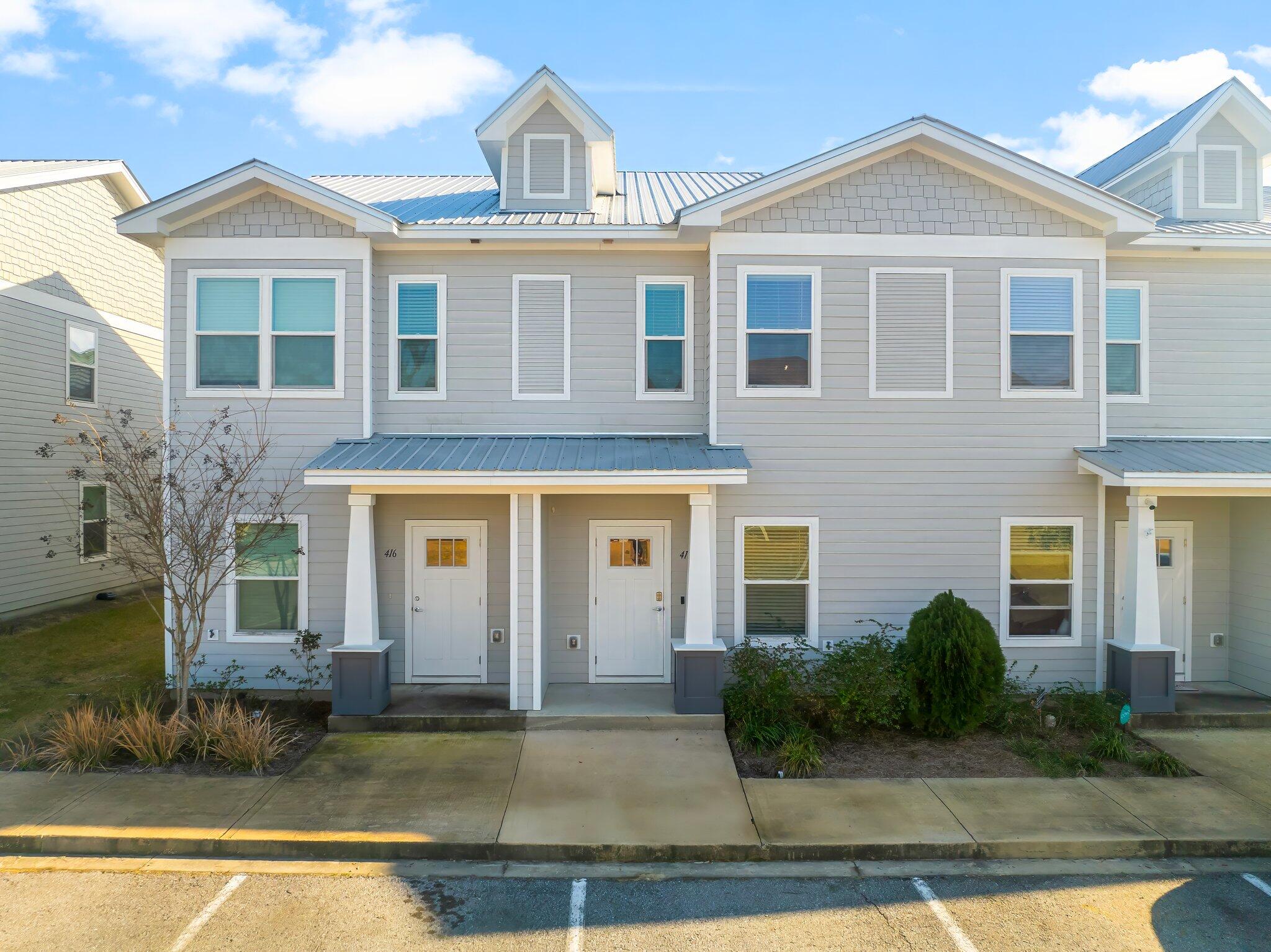 Experience the tranquil, relaxed lifestyle with the luxury of the beautiful white sandy beaches just down the road. You won't want to miss out on this opportunity! This townhouse has a covered, screened in, back porch area, quartz counter tops, LVP flooring throughout, all stainless appliances, kitchen backsplash, mini blind window coverings, 3 beds / 2.5 baths.

The Verandas has wonderful amenities for the entire family! Community pool, pickleball courts, basketball courts and playground.
***Pictures are stock from exact floor plan. Finishings, interior colors and upgrades may vary. A Rental Application Fee of $80 for each applicant will be collected to initiate a screening and criminal background check as part of the application evaluation process. Beach Sunsets Inc charges a Resident fee of $25 per month payable with rent. This charge is designed to provide convenience and professional service to each tenant(s). Pet Security Deposits are $500 PER PET and refundable if there is no damage at lease end. Pet Rent is $25 PER PET per month. At lease execution, security deposit(s), pet security deposit(s), and any lease required prepaid rent are due and payable. Your first rent payment is made the day you move in and due the 1st to 5th of each month thereafter.