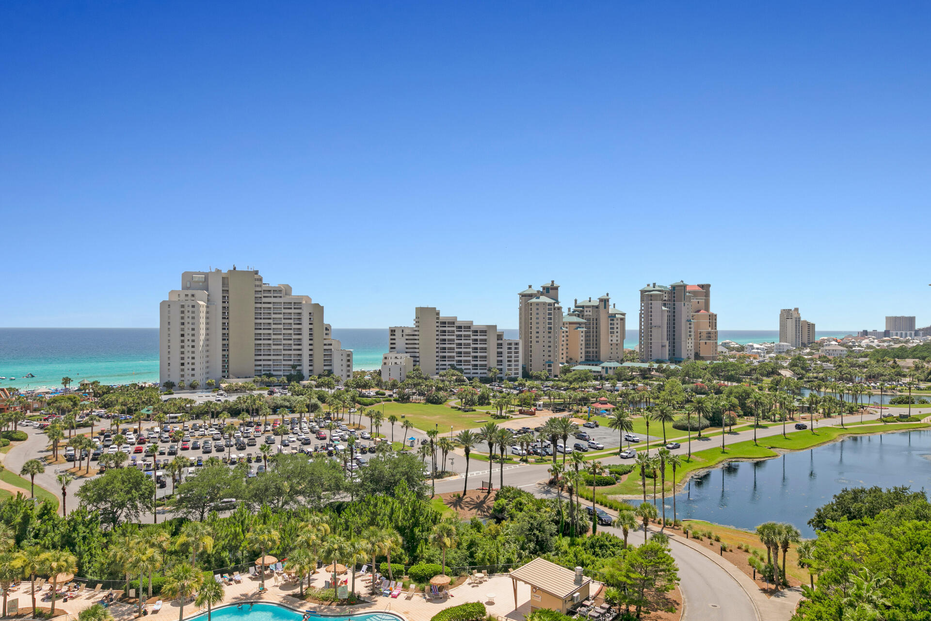 This lovely condo is your ticket to the fabulous beach lifestyle.  Impressive Western views of the Gulf of Mexico and the sunsets can't be beat.  Refreshed kitchen has been painted and has new counters, back splash and faucet. Stylish decor features ship lap accents and quality furnishings.  Great views from the bedroom as well. Plenty of natural light from the large windows. Sleeps 4 , sofa bed in the living room. Make vacation memories and you can  also cash in $$$ on rentals. Sandestin is the premiere resort in the area with pool , hot tub, beach access, and many other exciting amenities. Plenty of restaurants and attractions in the area.
