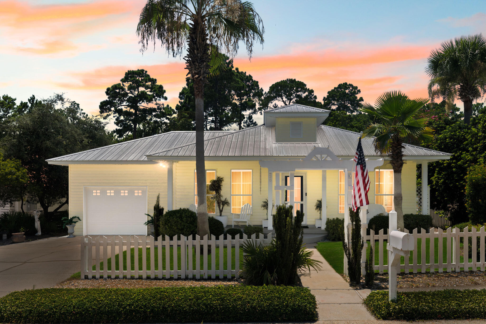 New to the Market - Beautifully maintained 3-bedroom, 2-bath Florida cottage in Sea Dunes, tucked on a quiet street along 30A just minutes from the beach. Preserve land in front and back provides rare privacy, with a heated pool, screened lanai, and French doors opening to the living, kitchen, and dining area. Easy single-level living with tile floors, spacious laundry, and an oversized one-car garage with 12-ft ceilings, elevated storage, and workspace. Parking for up to four vehicles is a rare find in this neighborhood. Just a 2-minute golf cart ride to beach access, near three regional beach parks, and 4 minutes from Santa Rosa Golf & Beach Club. Embrace the slower pace - preserve views and the Gulf close by in this rental-restricted enclave offering a peaceful coastal lifestyle.