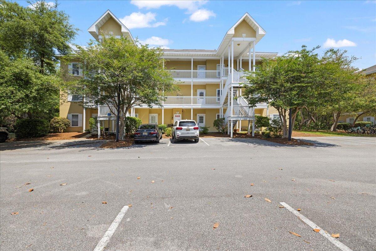 This second-floor, 2-bedroom, 2-bath condo at Heron's Watch offers the ideal setting right on 30A. Perfectly situated between the tranquil waters of Eastern Lake and the natural beauty of Point Washington State Forest, the unit includes a private balcony with a storage room, off the living area, with panoramic views of the 10,000-acre forest.  This unit includes fully functioning hurricane shutters on all the glass windows and doors. Washer and dryer, and a spacious, open dining and living space.

Step outside and explore miles of scenic hiking and biking trails just beyond your doorstep. Deer Lake State Park is less than a mile away on the bike path. It has parking, restrooms, pavilions, and a dune walkover to the Gulf. Heron's Watch is a gated community featuring a swimming pool,