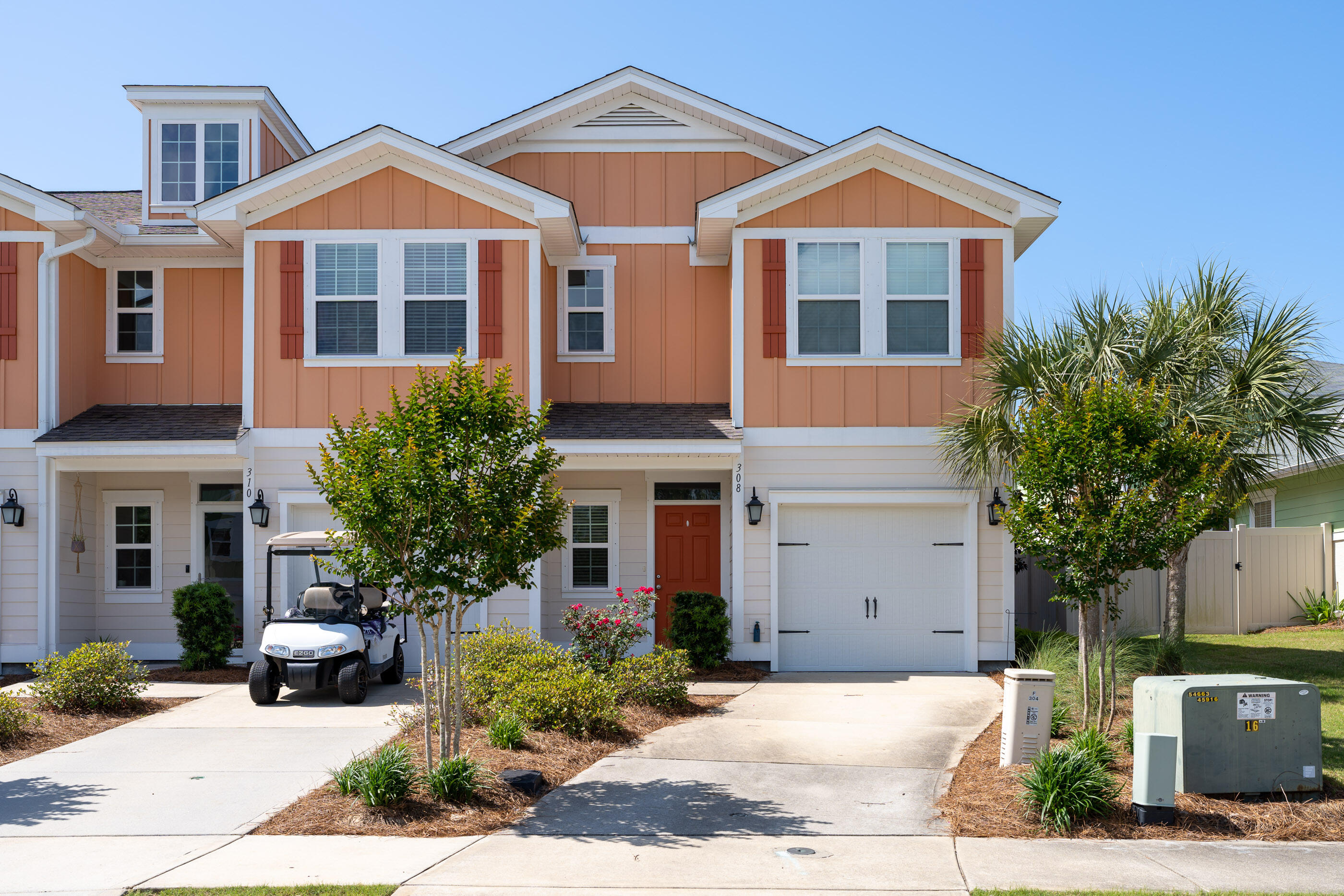 This conner unit is an amazing turn-key opportunity to own a home on the west end of Panama City Beach in the beautiful Whisper Dunes community. It's located just minutes away from Pier Park and the white sugar sand beaches.The unit is move in ready with two driveway spaces, one garage space, and a spacious fenced yard. Notable features include luxury vinyl flooring downstairs, granite countertops, and stainless steel appliances.