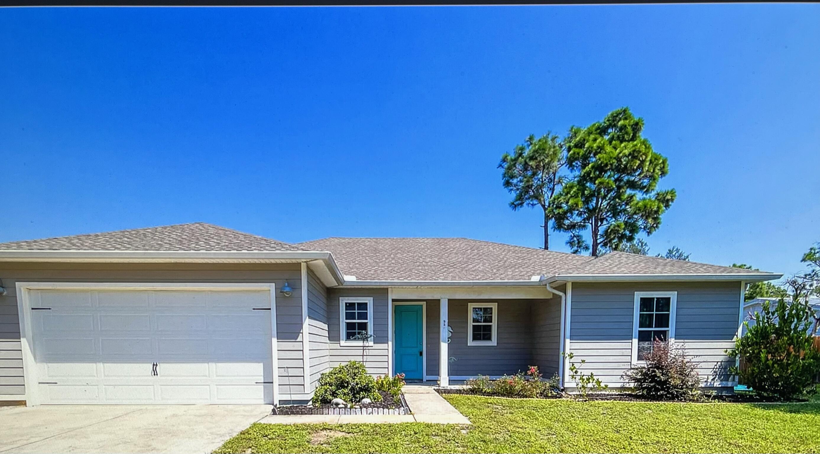 Motivated Sellers! Incredible opportunity to own a stunning Santa Rosa Beach home with no HOA, flood zone X and built in 2019 by Corbin Ousley. Just minutes from pristine beaches, shopping, and restaurants, this home features an open floor plan, granite countertops, stainless steel appliances, and refined finishes throughout. Enjoy peace of mind with hurricane-impact windows, a storm-rated roof, gutters, and a security system. The 4-bedroom layout plus a dedicated office, and the washer, dryer, and fridge are included. The spacious fenced yard is perfect for pets, kids, and gatherings. A rare find with tons of potential!