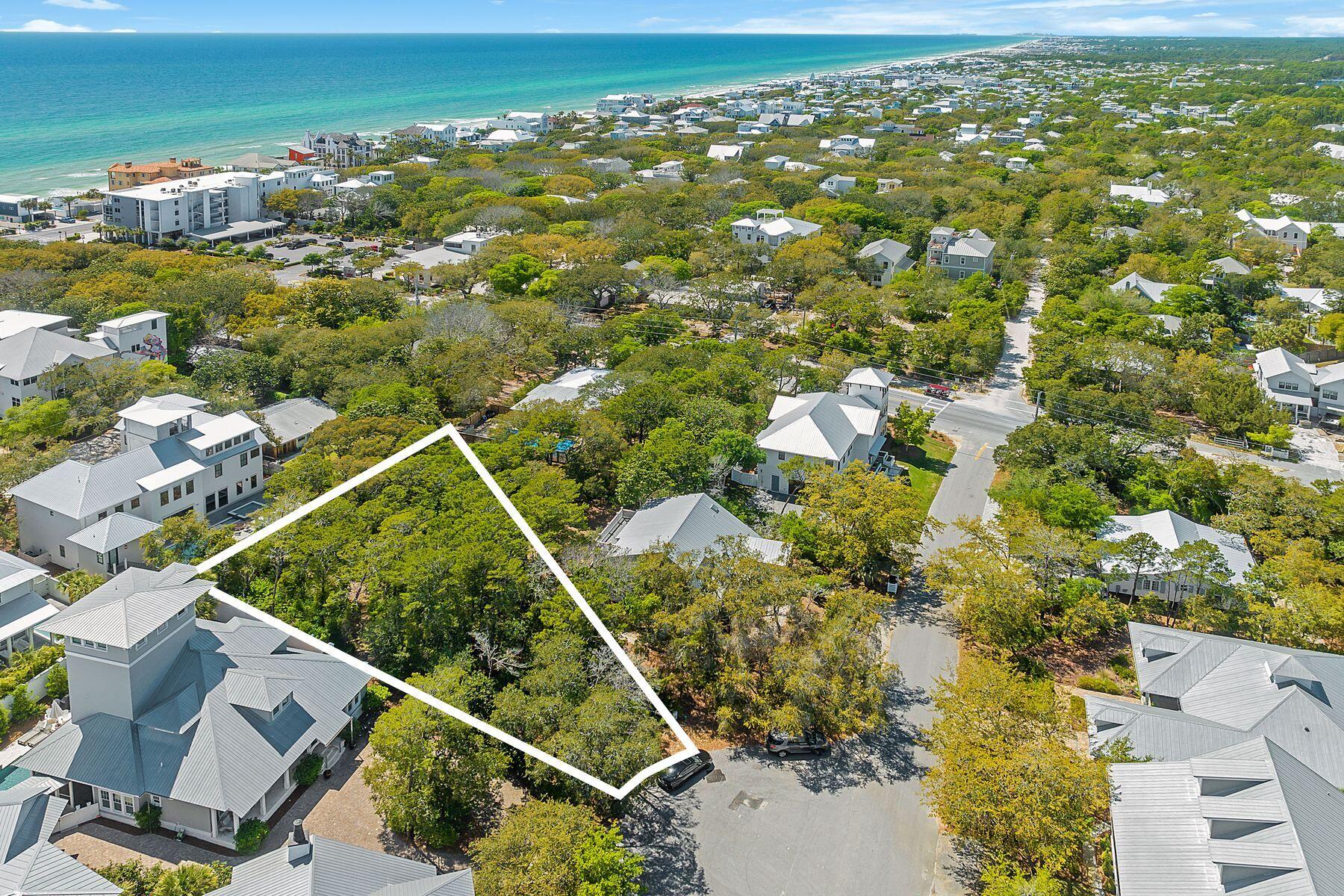 Experience the opportunity to own a piece of paradise nestled in Old Seagrove on Seagrove Village Drive. This rare .33-acre vacant lot is a hidden gem, enveloped by the serene beauty of mature live oaks and scrub oaks, ensuring unparalleled privacy and the timeless allure of classic 30A living.
Envision the endless possibilities this lot presents - from creating your bespoke legacy home to establishing a lucrative rental property in one of the coast's most coveted locations. Whether you crave a personal sanctuary or an investment opportunity, this lot fulfills both desires effortlessly.
Conveniently positioned on the east side of 395, mere blocks away from the iconic Seaside and Watercolor, and just a few blocks from the expansive public beach access of Seagrove Beach this location offers unmatched convenience and proximity to the area's beloved attractions. With seamless access to 395 and close proximity to Watercolor Publix and all the amenities of Seagrove Beach, every convenience is at your fingertips.
Don't let this rare opportunity slip away - seize the chance to turn your dreams into reality in the heart of Old Seagrove. Embrace the tranquility, charm, and boundless potential that await on this coveted lot, complete with fully realized plans included in the purchase price.