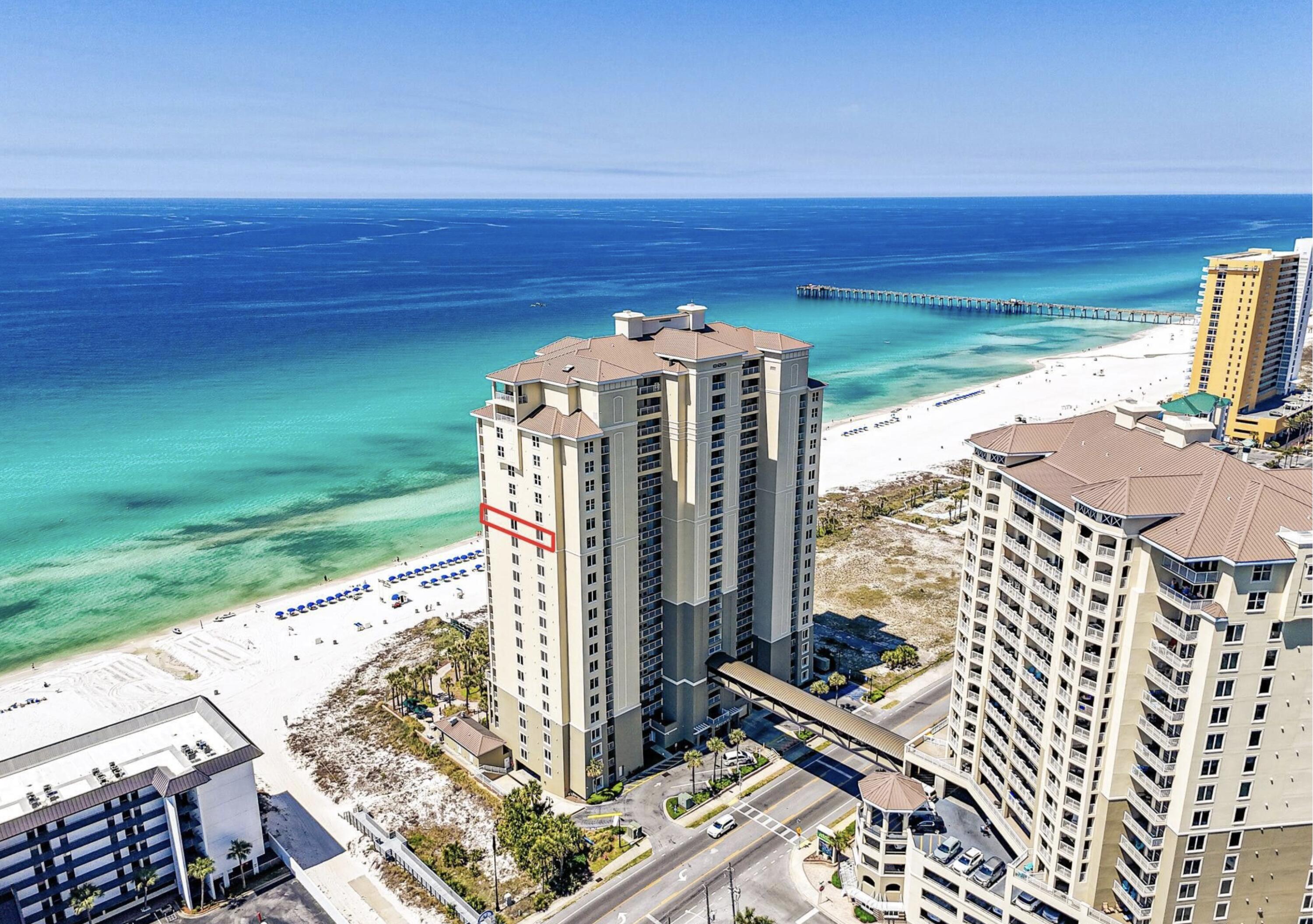 You've found it... the absolute best opportunity for a Fully Furnished, 3 bed/2 bath + a bunk, Corner Unit with Amazing Gulf Front Views! The moment you walk inside, you'll see how tastefully this 1,431 sq.ft. condo was designed. Everything from the colors to the upgrades and more, was completed with only the highest quality. This amazing property was the owner's primary residence, so you'll also notice how well it's been kept. The oversized window in the dining area allows you to see the beautiful sugar white sand, as far as the eye can see. But wait until you step outside onto the huge balcony... the gulf front views are nothing short of spectacular. Grand Panama is less than 10 minutes to Pier Park and has some of the best amenities in PCB, including 2 heated pools (one beachfront), ki ddie pools, a hot tub, fitness center, on-site store and bistro, a Tiki bar which serves food and drinks, covered parking, and a conference room and library for the owners.
Agent to Agent Remarks: Offer instructions are located in the Documents tab. Call with any questions... and thanks for showing!