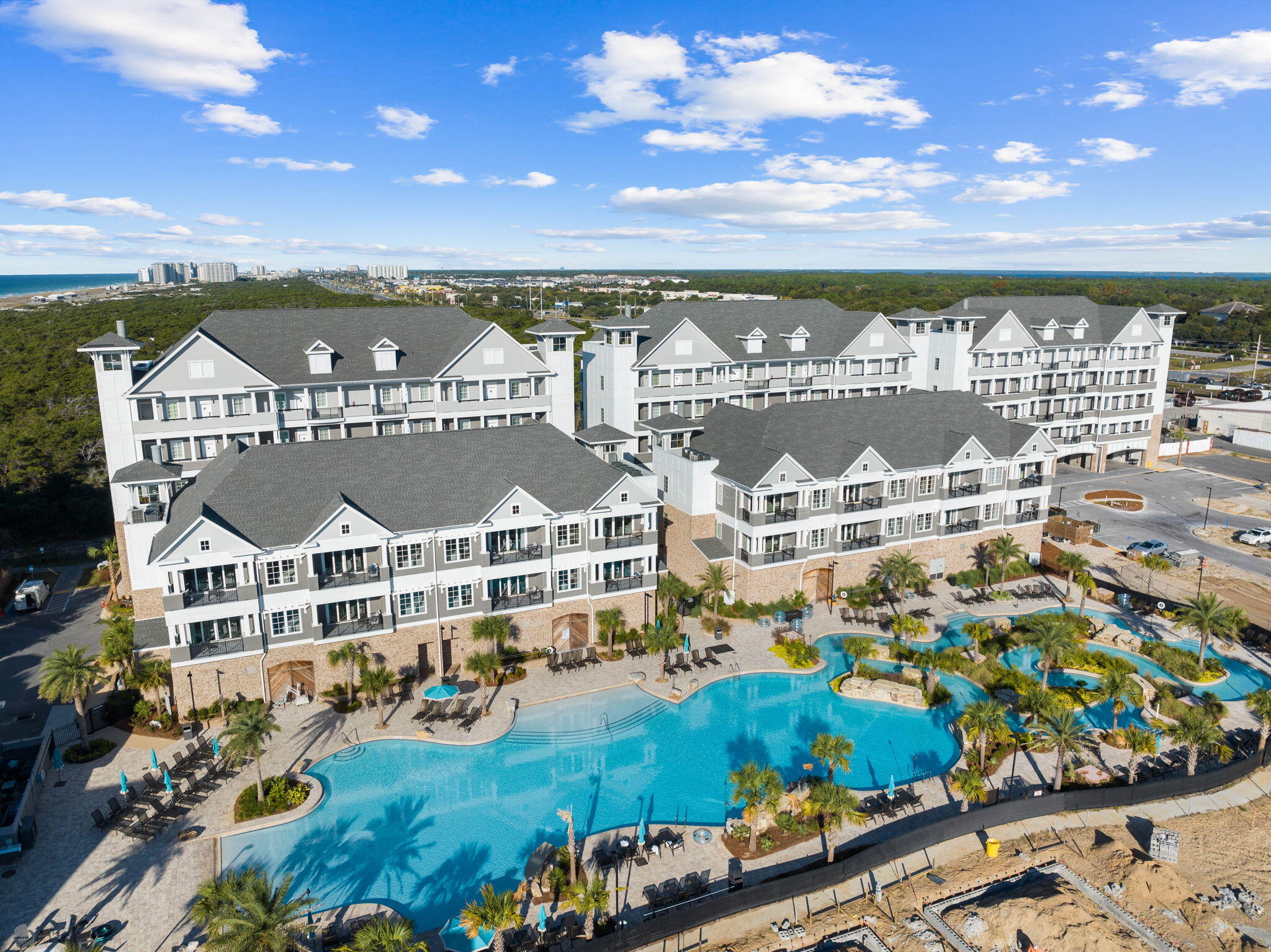 Discover the perfect blend of luxury and convenience with this stunning 2BR/2BA residence at Parkside in The Henderson Beach Resort. Ownership includes access to an unmatched collection of resort-style amenities: three sparkling pools, two relaxing lazy rivers, state-of-the-art fitness centers, a private beach, a kids' club, exceptional dining, a world-class spa, and even in-residence room service.  Inside, refined details set this home apart, from soaring 10-foot ceilings and solid-core doors to elegant quartz countertops, premium appliances, and sophisticated finishes throughout. Whether you envision it as your personal retreat or a high-performing investment, this Parkside residence delivers on every level. Schedule your private showing today and experience resort living at its finest