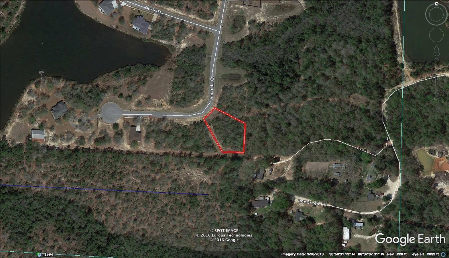 REO - Location Location Location! Level and on a half acre home-site it is a great spot for a Model home! Or that new house with plenty of yard for the children to play! Lake Arthur Estates is close to the City of Crestview. ''In the County'' that means County taxes which are less than city. The Location is very near schools, shopping, churches, doctors, military Bases (Duke & Eglin), hunting, fishing, boating and the whitest Beaches in the World! Great location to build your dream home. Ready for construction!