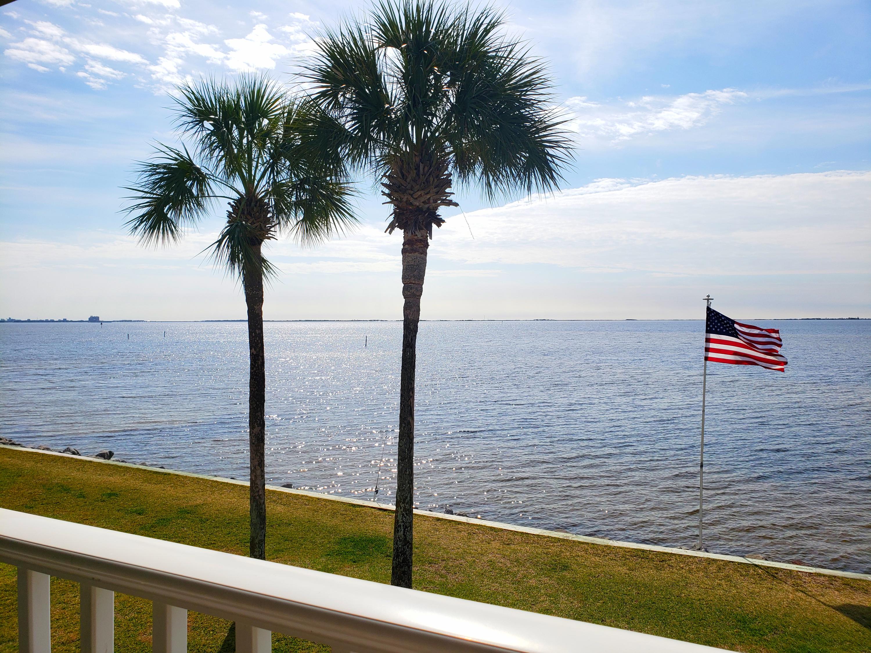 Waterfront, upstairs, 2 bedroom, 2 bath condo. Community is gated and has a pool, clubhouse, laundry, and lighted tennis court. Water, sewer, trash included in rent. Unit offers an open floor plan with large living room windows overlooking the Choctaw bay. Garden tub in master bathroom. Private balcony. Sorry, pets not negotiable. Available 2-24-20.