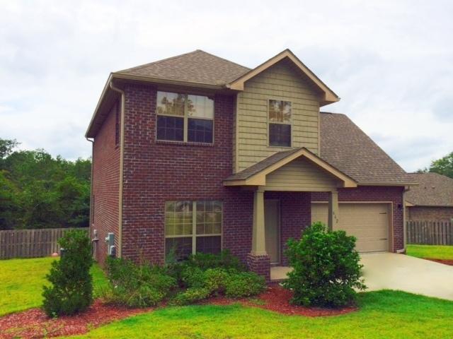SOUTH OF Crestview. Fox Valley Subdivision. Close to schools, shopping and easy drive to work commute to military bases. This all brick home with 4 bedrooms, 2.5 baths, open kitchen with stainless appliances, a large breakfast bar over looking dining area and family room, large master bedroom and master bath upstiars with two additional bedrooms and a large 4th bedroom/office/den.
