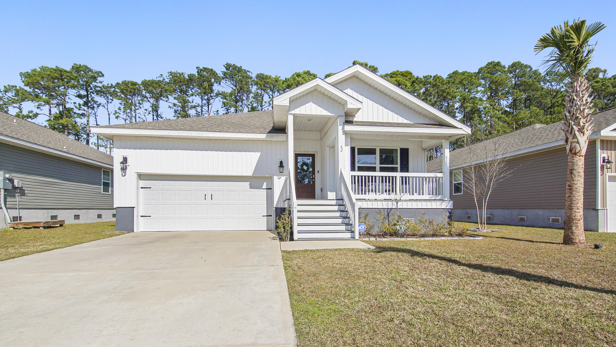 UNDER CONTRACT TAKING BACKUPS. Beautiful home in cul-de-sac community located just blocks from the Bay and minutes to the pristine beaches of 30A in South Walton. An open air plan that is great for entertaining with a large kitchen island and walk-in pantry. It has a full size 2 car garage. White cabinetry in the kitchen, custom cabinet hardware and stainless appliances including New Fridge. Open front porch and screened in back porch.  Privacy fenced back yard with patio.  A smart home with video door bell and thermostat, Keyless door locks, and Qolsys touch panel. Don't miss out on this great opportunity!