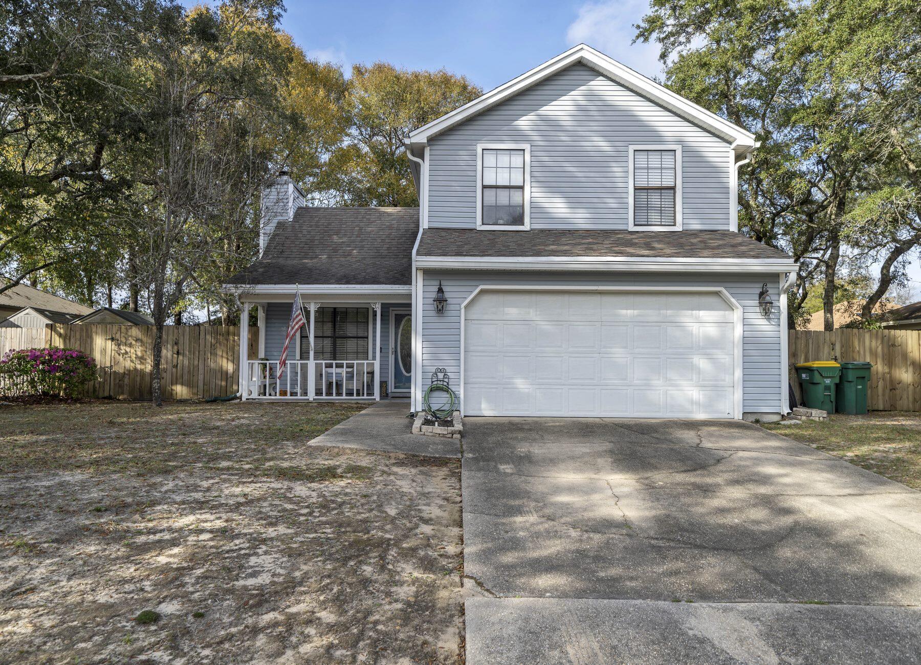 AVAILABLE NOW! 3bd/2.5bth located in the heart of Niceville, near Niceville High School and within walking distance to Lions Park! As you enter the front door you are greeted by the vaulted beamed ceilings with a wood burning fireplace and new vinyl plank flooring. Kitchen features white cabinets with a classic white subway tile backsplash. The Dining Room overlooks the back yard, which is fenced.

NO smoking. 600 minimum FICO credit score required in addition to meeting rental criteria. Pets allowed upon approval with a non-refundable pet fee and with a Petscreening.com report. All applicants are required to complete an application on https://onefamilypropertyservices.petscreening.com/ regardless of if they own a pet or not.  Applicants with an ESA are also required to complete the application.
**Please note, only one pet profile per pet is required.

** Fees Required once an application is approved include, but may not be limited to: Security Deposit, Non-Refundable Fees (cleaning and rekey), $20 Certified Mail Fee, and Pet Fees (when applicable).