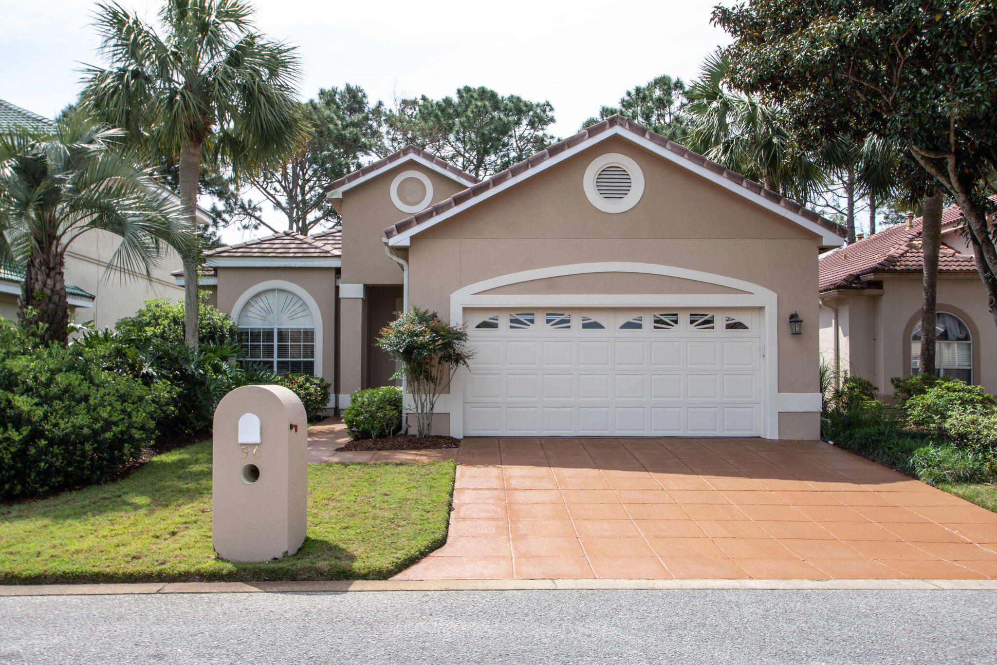 Light, bright and ready as your new primary residence or second home!  Open concept living area, split bedroom floor plan lives large!  Living area has a gas log fireplace, and raised ceilings. Kitchen has abundant cabinetry, granite counters, gas range, pantry.  Large master bedroom has direct access to the screened lanai and pool.   Covered outdoor living area overlooks the fairway. Two-car garage.  Great location!  Better hurry....this one won't last long!  As always, all dimensions important to the buyer should be verified.