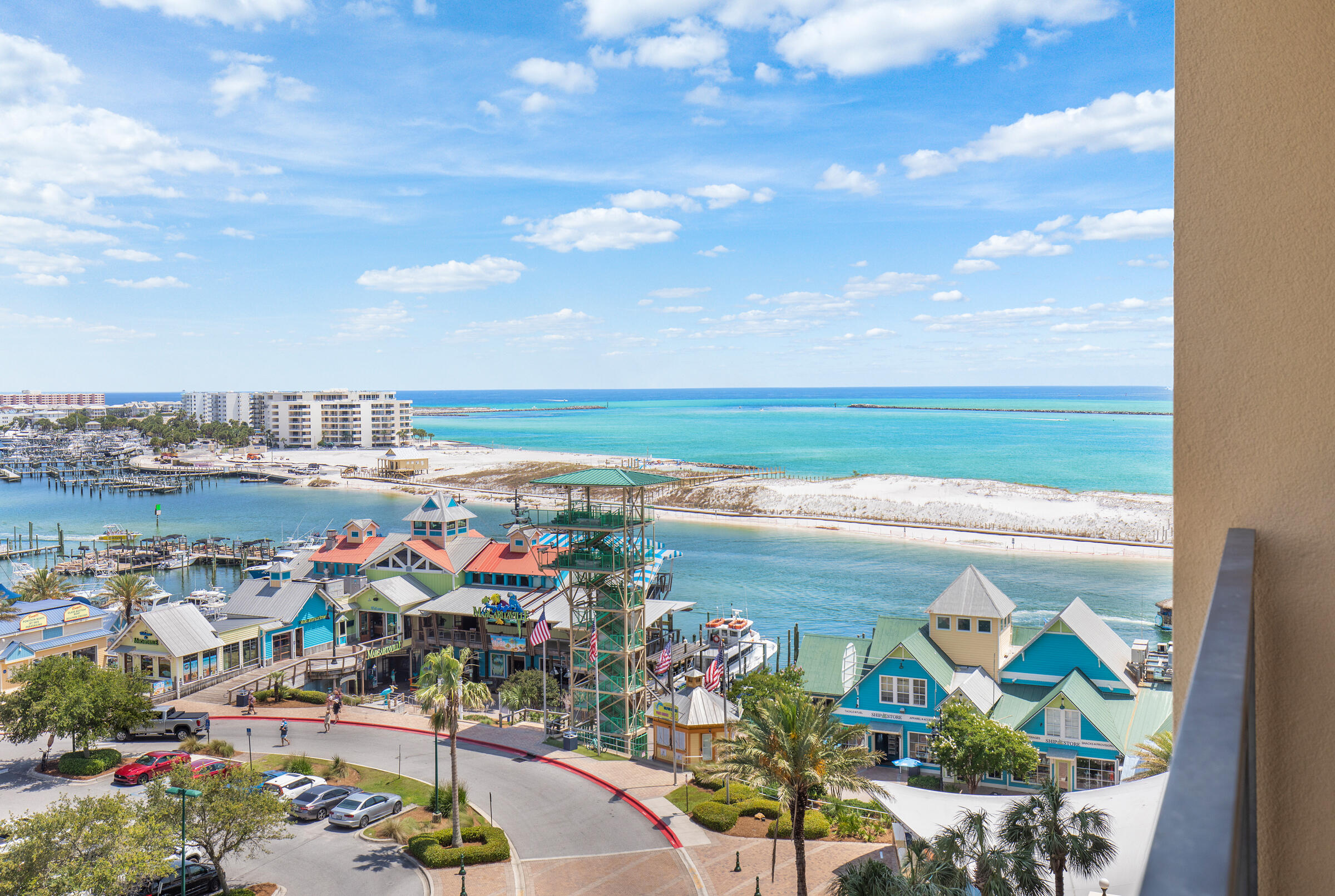 Major Price Improvement! Exceptional opportunity to own in one of Destin's most sought - after resorts. Seller has made a substantial price adjustment and is motivated to consider offers. Schedule your private showing today. Located in the heart of Destin, Florida, this 3-bedroom, 3-bathroom condominium at Emerald Grande offers stunning Gulf, Harbor, and East Pass views. This move-in ready, turnkey rental investment property is professionally furnished and staged, featuring brand-new interior paint, updated flooring, a new sofa, and recent staging throughout. HvAC and washer/dryer replaced in 2021. Dishwasher replaced in 2023.Fully furnished and short-term rentals allowed. Community amenities include a beautiful lobby, covered parking garage, waterfront pool, hot tub, fitness center, spa, on-site dining, and direct access to HarborWalk Village for boating, fishing, shopping, and entertainment. Strong rental income: $73,330 (2023), $64,194 (2024), and 2025 income provided upon request. A Premier Emerald Coast opportunity with luxury amenities and proven rental performance.