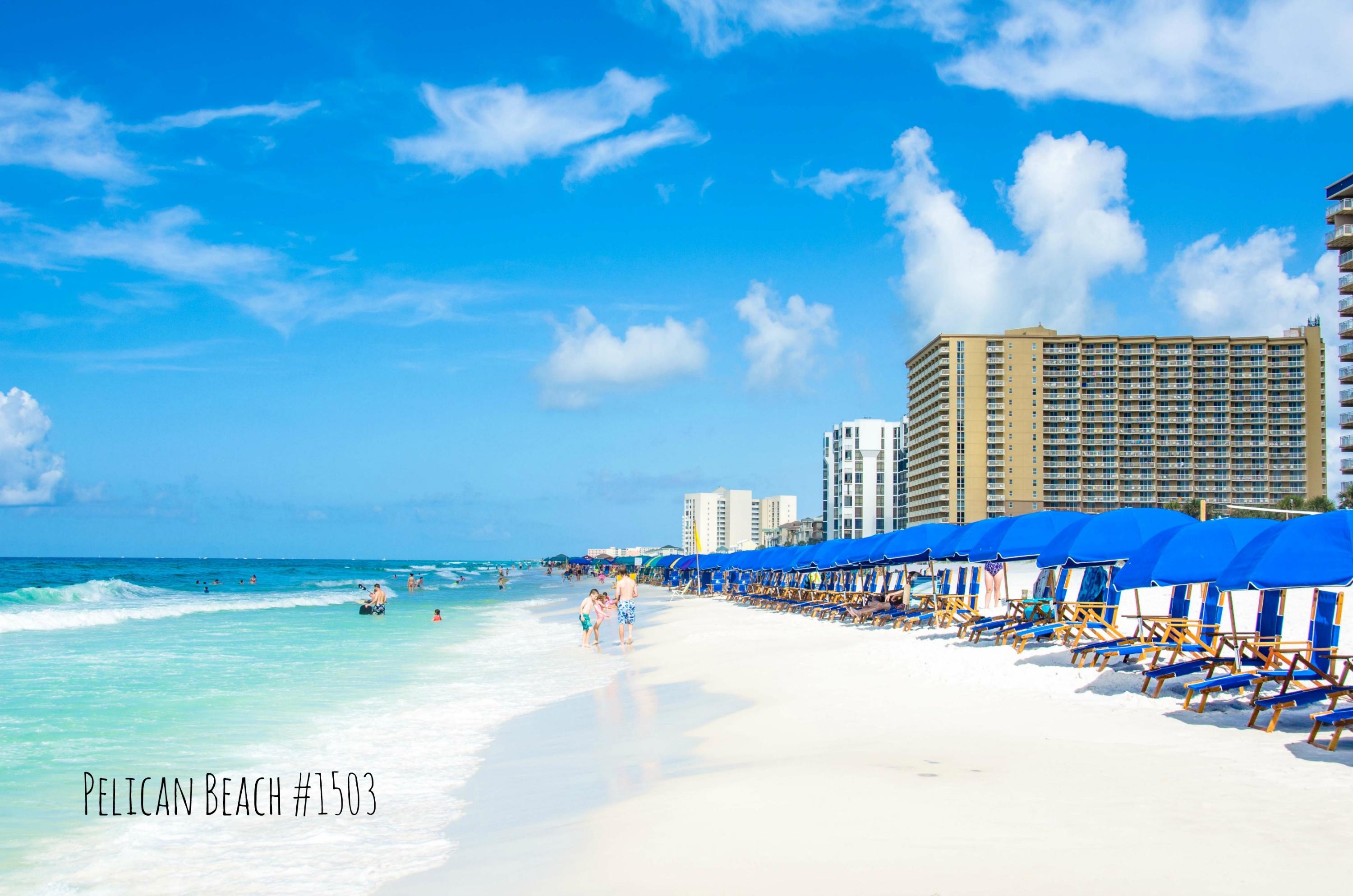 *Now reduced!* Beautiful GULF FRONT condo with breathtaking panoramic Gulf views from your balcony! Condo and balcony are fully tiled - no carpet! The condo is being offered fully furnished and rental equipped and is decorated in a fun, beachy theme that makes it a rental favorite. Centrally located to all the dining and entertainment Destin is famous for including shopping, golf, fishing and more! Pelican Beach has amazing amenities, including: three pools, tennis, huge sun deck, beachfront grill, state of the art fitness center, on-site cafe, 24 hour reservation desk and covered parking garage! An extremely popular year-round rental destination. Fully furnished and rental ready - already on established rental program. Buyer to verify all information.