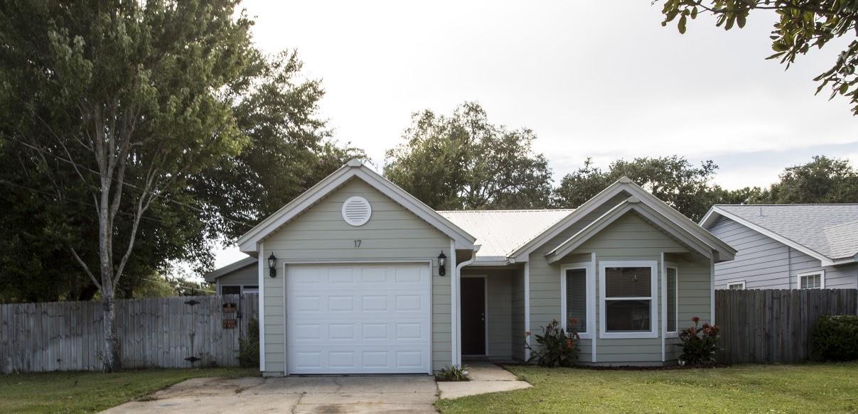 Effective yr built 2012! Home completely rebuilt; upgraded to highest energy efficient standards.Electricity bills never exceed $200! Open floor plan w/ split bedrooms. Large corner lot with lots of parking(RV/boat.)Screened-in back porch; fenced in back yard. Centrally located to military bases, beach and shopping. Home has impact rated windows, wind rated roof, and is Earth Cents certified with Gulf Power. Made to save on insurance as well as bills.