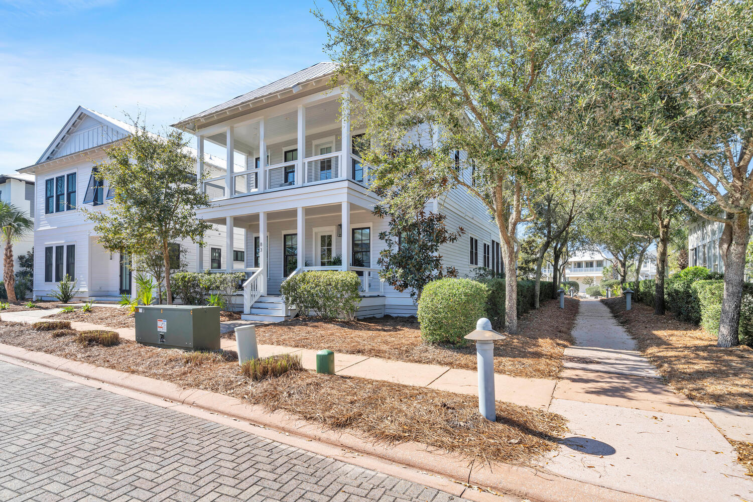 Nestled within the picturesque Cypress Dunes subdivision on the West End of 30A's south side, this delightful home presents over 2600 square feet of living space, fully furnished with high-end designer furniture and accessories. Recently painted on the exterior, the residence boasts three large bedrooms alongside a tucked-away bunk room.

Upon entry, a welcoming foyer awaits, ideal for dropping off your beach hat after a day at the beach. The first floor hosts two spacious bedrooms (both with new carpet) with en suite bathrooms, as well as a cozy bunk room nook. A Southern style porch off the front door offer views of the neighborhood's famed wooden bridge and Cypress pond, while a 2-car garage with storage, at the back of the home, provides ample space for vehicles and beach gear. Ascending the stairs reveals a generous living/dining/kitchen area, perfect for family gatherings and entertainment. The living room, a hub for relaxation and leisure, leads to a balcony surrounded by trees overlooking the community's green space. Outdoor living and grilling are enhanced by this serene setting. The expansive dining area is ideal for family meals or puzzles, while the kitchen, equipped with a new range and refrigerator, and ample cabinetry, offers a spacious island for quick breakfasts before beach adventures.

The second floor houses the sizable master suite, complete with a well-appointed bathroom featuring a double vanity and oversized shower. A private balcony, overlooking the Cypress pond, off the master suite provides a tranquil spot to start or end the day.

With four outdoor spaces and abundant windows, the home invites natural light and showcases the beautiful surroundings. Its location overlooking the green space and proximity to the amenities center offer convenience and easy access to community facilities.

Cypress Dunes, a gated community bordering Topsail Hill State Park and Preserve, provides residents with a unique connection to nature. Amenities include two pools with stunning Gulf views, an amenities center with a chef's kitchen and large TV for gatherings, tennis and pickleball courts, an exercise room, and outdoor features like a fireplace and green space for children and pets.

Exploring the community is a delight with walking trails and boardwalks meandering over century-old Cypress ponds, offering opportunities to observe local wildlife.

In summary, this fully furnished 3-bedroom plus bunk room home in Cypress Dunes offers a charming coastal lifestyle with ample space for relaxation and entertainment, making it an ideal retreat for families or those seeking a serene escape by the beach.