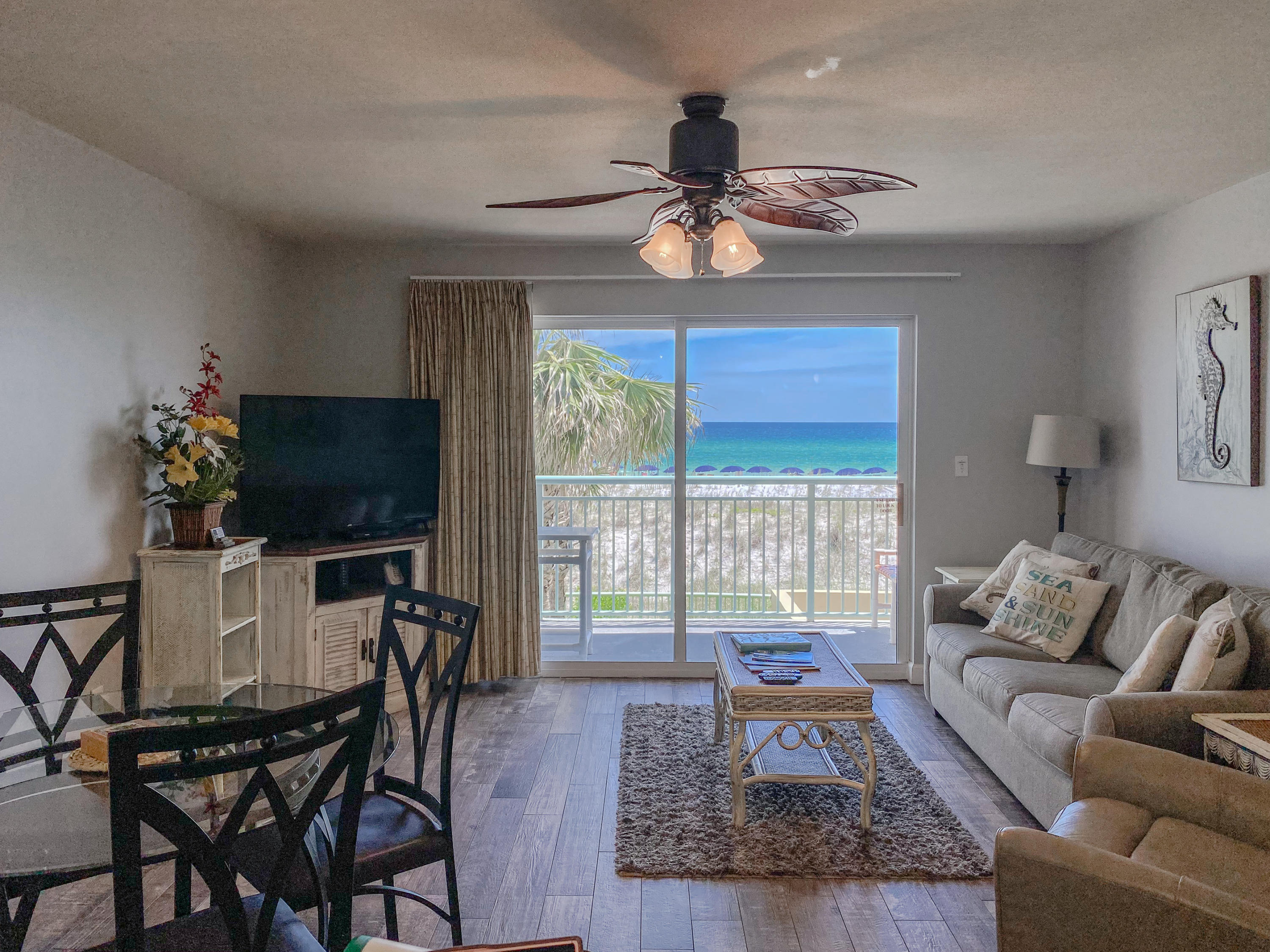 Don't miss this rental machine! Pelican Isle is a gulf front complex (all units ON the gulf), offering just shy of 300' of beach frontage. Located on Okaloosa Island offers less traffic and all Low-Rise condos. (nothing taller than 6 stories). This condo, is located  close to the center, on the second floor of the building, Owners are always making improvements offering the best service and accommodations  on the beach! The condo has been freshly painted, new hvac, new sleeper sofa couch, new king mattress, and the HOA is planning a fall exterior re-paint to include exterior windows and door frames. In addition, the owner has 1 of the exterior storage bins located at the end of the hall which are highly sought after. 2020 Gross Rental $31,944 and already has $45,795 on the books for 2021