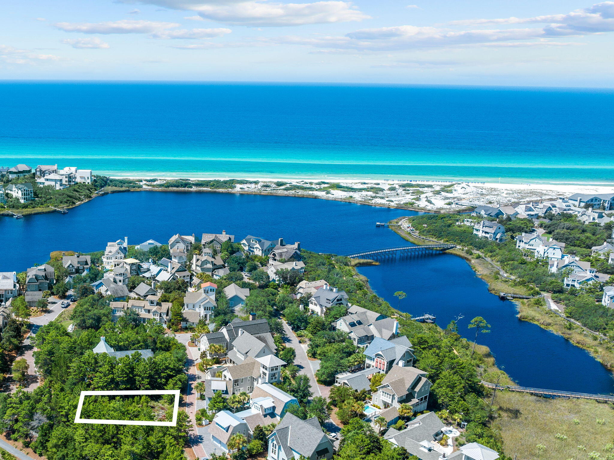 Positioned south of 30A in the Peninsula district of WaterSound Beach, this private homesite offers a rare opportunity to craft your dream home in one of 30A's most coveted communities. Set at the end of a tranquil street, the property combines seclusion with effortless access to world-class amenities, pristine beaches, and unparalleled natural beauty. With very few homesites remaining, this is a chance to secure your place in the refined coastal lifestyle WaterSound Beach is known for.

WaterSound Beach amenities include swimming pools, a puttering park, community green spaces, a state-of-the-art fitness center, and private boardwalks along the rare coastal dune lakes and leading to the beach and to one of the most beautiful stretches of coastline in the country. Owners also have the opportunity to join the Watersound Club by The St. Joe Company featuring: private beach access, beach services, pools, restaurants, a bar with gulf views, four private golf courses and the brand new Lifestyle Center at Camp Creek.

*Co-Listing Agent has equitable interest in the property.