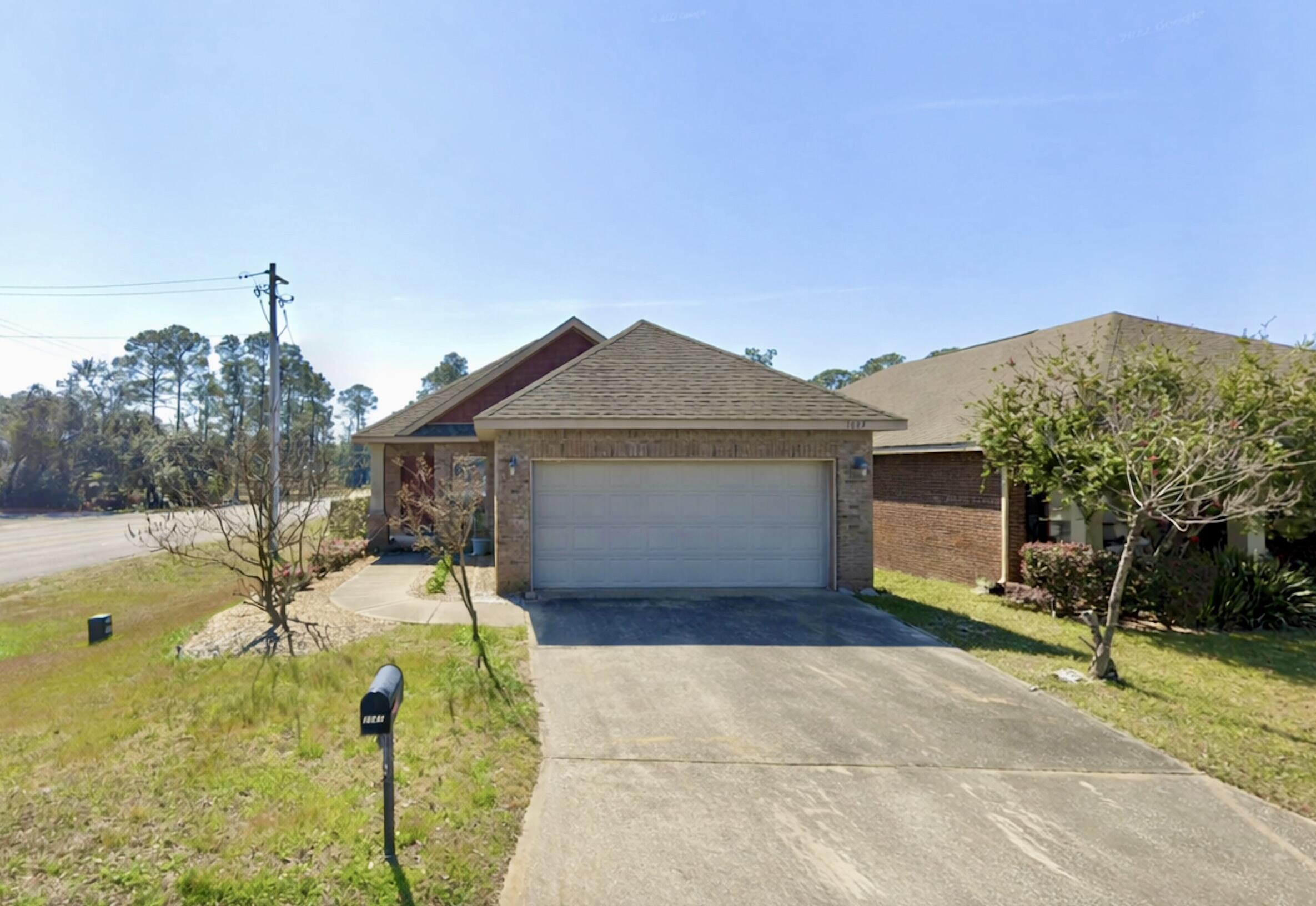 This well-appointed 3-bedroom, 2-bath home with a two-car garage features an open floor plan and tile flooring in all wet areas. The spacious kitchen offers a raised breakfast bar, eat-in dining area, and 36'/42' recessed-panel maple cabinetry with crown molding, along with GE appliances including a built-in microwave, smooth-top range, and dishwasher.
The family room showcases vaulted ceilings and opens to the kitchen, perfect for entertaining. The primary suite includes a large walk-in closet and boxed tray ceiling, while the primary bath features a raised double vanity, glass-enclosed shower, garden tub, and linen closet. Additional highlights include 5¼' base molding, knockdown ceilings, a finished two-car garage with opener, and Fabric Shield hurricane protection for all windows. nd light kit. The primary bathroom features a raised double vanity, a separate glass-enclosed shower, a garden soaking tub with a frosted window above, an elongated toilet, and a separate linen closet.
Additional upgrades include 5¼" base molding, orange-peel textured walls with knockdown ceilings, and a fully finished garage with painted walls, base molding, knockdown ceiling, and garage door opener with two remotes. Fabric Shield hurricane protection is included for all windows, offering added peace of mind.