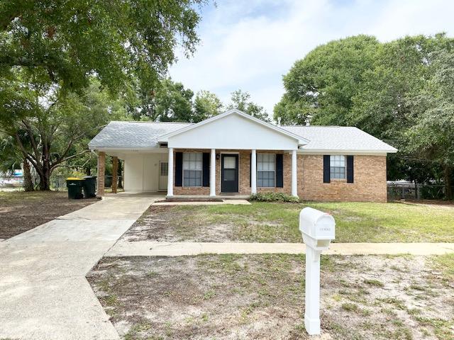 AVAIL: 11/22. SECURITY DEPOSIT = $1,795. 1 small dog (under 20 lbs) okay w/ owner approval & a pet fee. YARD SERVICE INCLUDED IN THE RENT! Very nice, clean, move in ready 1 story all brick home. Corner lot right next to a cul-de-sac! Covered front entrance w/ columns. Neutral painted interior! Tile & LVP flooring throughout, no carpet! White kitchen w/ all appliances in place. Over sized inside utility room off kitchen w/ extra cabinetry. Large chain link fenced backyard. Yard building for extra storage. Lawn pump & sprinkler system for easy lawn care. Open back patio. 1 car covered carport. Convenient location, close to everything! Owner will pay for 2 professional pest control services per year at Tenants request. No smoking allowed. Welcome home!