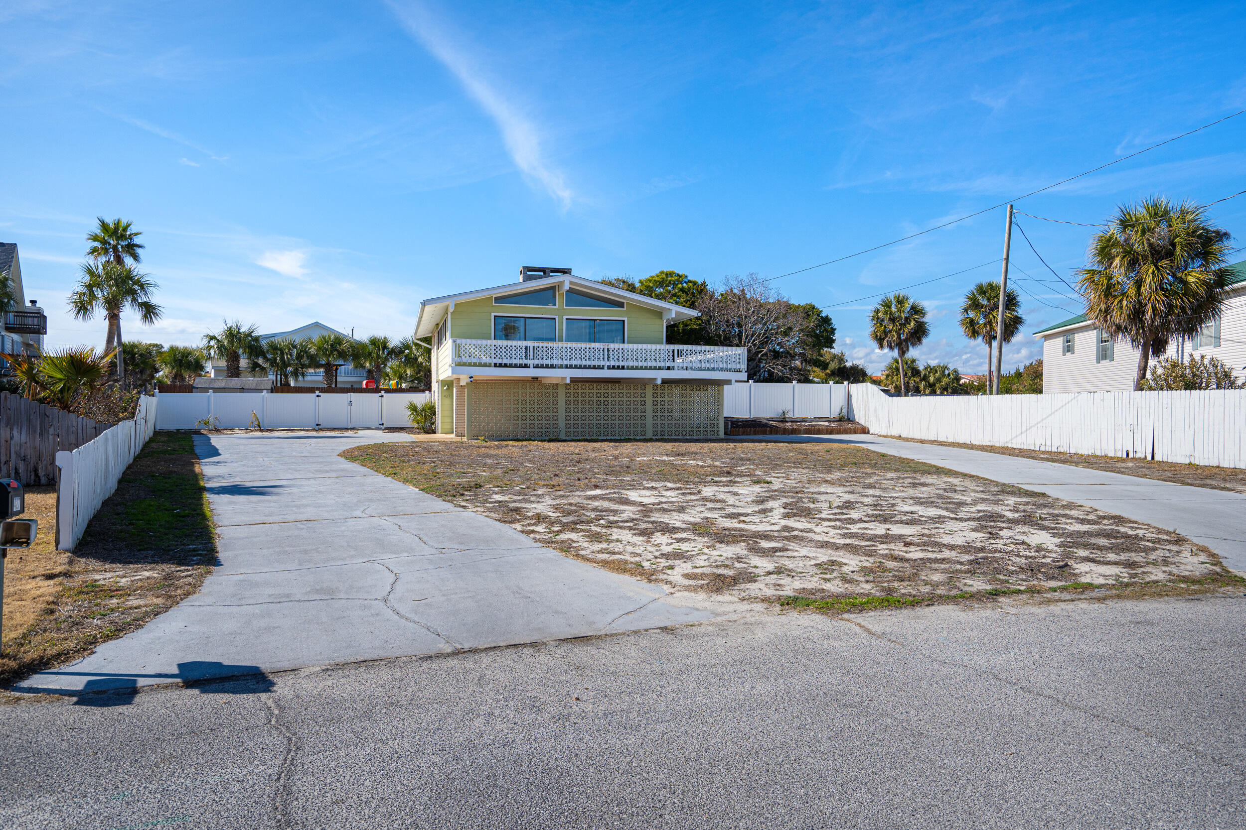 Coastal Living at Its Finest - A Block from the Beach!

Welcome to 427 Caviar Drive, where Gulf Coast dreams become reality! This charming 3-bedroom, 2-bathroom beach home offers the perfect blend of island living and modern convenience in the heart of Fort Walton Beach.

Location, Location, Location!

Positioned just one block from the sugar-white sands and emerald waters of the Gulf of Mexico, this home puts you mere moments from the beach. Enjoy peekaboo views of the bay from your property, giving you the best of both worlds - Gulf access and bay vistas.

Peace of Mind Updates

The roof was completely replaced in 2023, providing you with worry-free ownership for years to come. This recent investment demonstrates the care and attention this property has received. Coastal Charm

The elevated design features a welcoming covered deck, perfect for entertaining guests or simply soaking in the salt air and Florida sunshine. The generous outdoor space provides ample room for beach gear, bikes, and all your coastal lifestyle essentials.

Prime Fort Walton Beach Position

Whether you're searching for your forever home, a vacation retreat, or an investment property in one of the Emerald Coast's most desirable locations, this beach block gem checks all the boxes. The proximity to pristine beaches, combined with the practical updates and additional living space, makes this an opportunity you don't want to miss.

Your Coastal Dream Awaits

This is more than just a house - it's a lifestyle. Wake up to ocean breezes, spend your days on the beach, and fall asleep to the sound of gentle waves. Fort Walton Beach living doesn't get much better than this!

Contact your favorite Realtor today to schedule your private showing and start living your coastal dream!