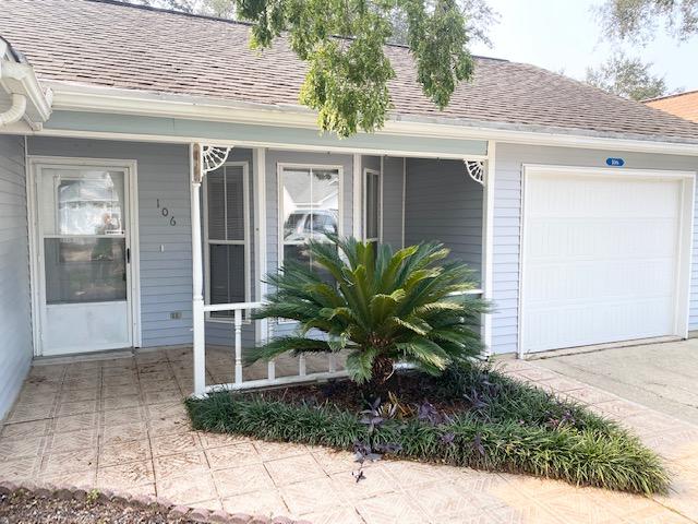 AVAIL: 9/14. FLEXIBLE S/D = TO 1 MO. RENT CAN BE MADE IN 2 MO. INSTALLMENTS IF QUALIFIED. PETS ALLOWED UPON OWNERS APPROVAL & W/ A $250-500 NON-REFUNDABLE PET FEE DEPENDING ON TYPE/SIZE/QUANTITY OF PET(S)! Cute/Cozy FL Cottage! Nice 3/2/1 in Blue Pine Village S/D. Tiled/covered front porch greets you as you enter home. Living rm is all tiled & features a wood burning fireplace & bay window. Living rm opens up to dining area & kitchen. Kitchen has all appliances in place & features tile flooring, bkfast bar, garbage disposal & pantry. Master bedrm is also tiled & has cathedral/beamed ceilings. Split bedrm plan for extra privacy. All bedrms have cable hookups & ceiling fans. 2 addt'l bedrms are carpeted. Sit back & relax on your open/tiled patio in your privacy fenced bkyard. Lots of shaded trees in the bkyard. Lawn pump & sprinkler system on timer for easy lawn care. Tiled 1 car garage features auto garage door opener, pull down stairs & shelving for extra storage & the washer & dryer hookups (*bonus*- washer can stay, no dryer). *Location* is excellent! Close & convenient to Eglin AFB, shopping & the Beaches!!! Blue Pine Village has two pools, BBQ area & RV/Boat parking. This one wont last long!