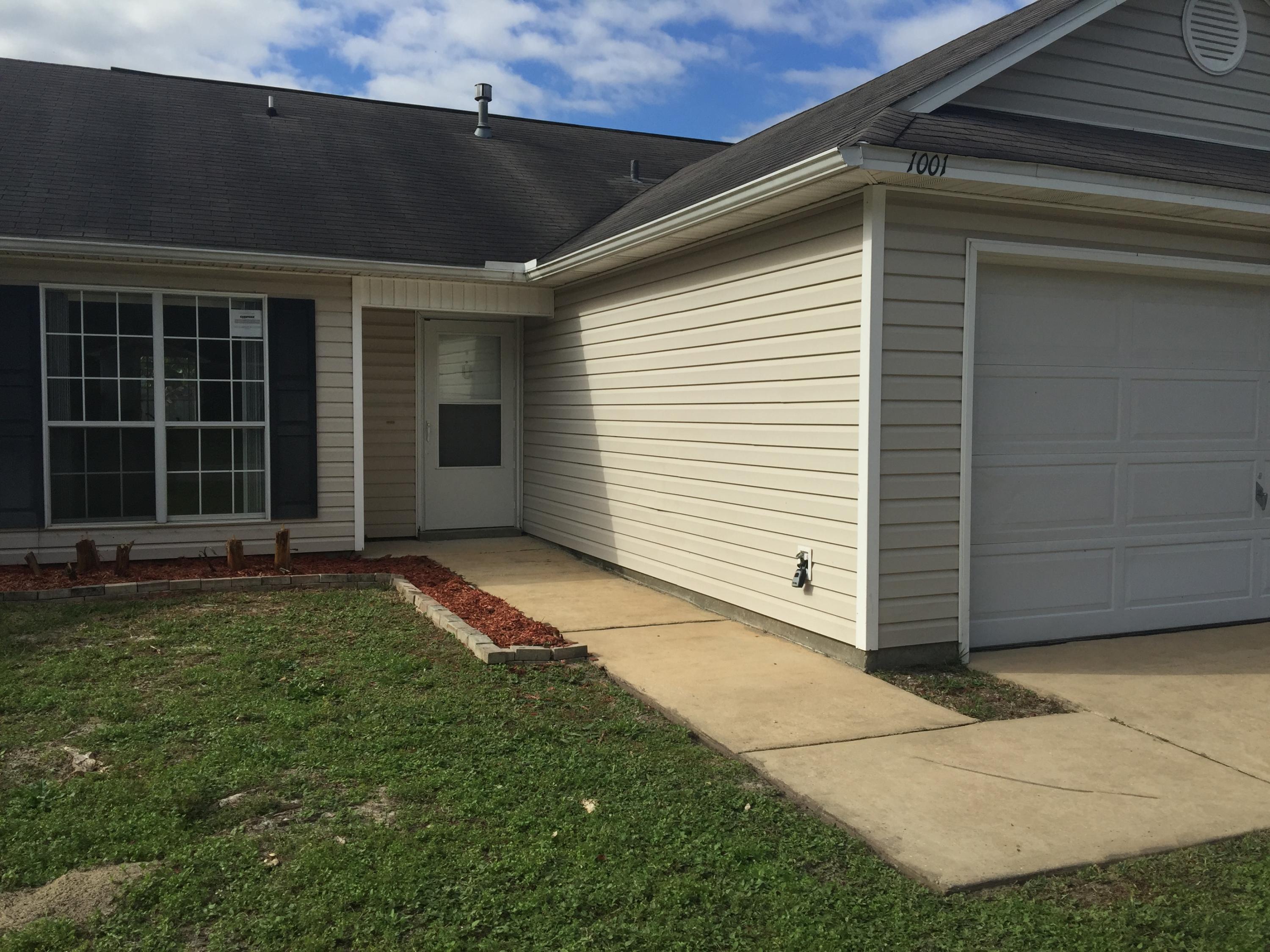 REO. Attractive 3 bedroom/2 bath home in the heart of Fort Walton Beach. Fantastic floor plan! Walking distance to Walmart and Lowes. Tiled kitchen with plenty of counter space and dining area. Wood floors in living room and entryway; vaulted ceiling in spacious living room with sliding doors to the patio area and fenced yard. Split Bedroom Plan! Carpet in bedrooms; lots of closet space! Fenced yard with large patio. Inside laundry room. Big 2 car garage. Only 2 Miles to Hurlburt AFB and 7 Miles to Eglin AFB. This is a Fannie Mae HomePath property.
