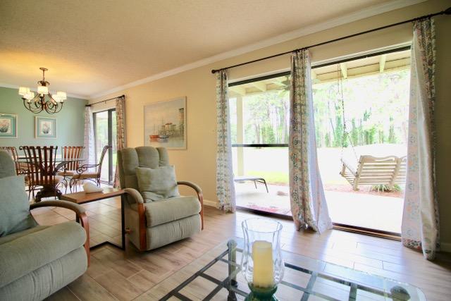 Fully renovated and well cared for, this condo has been a true second home and the attention to detail is evident throughout. This ground level residence lives like home, sweet, home and has excellent views of the golf course and green space. There is very convenient access to Seascape Resort's beach. Tennis courts and multiple community pools are near by. A spacious and comfortable living and dining area open onto a large patio with a porch swing and a lovely natural views of fairways and greens. The kitchen is beautifully appointed with Thomasville cabinets, granite countertops, glass tile back splash and stainless steel appliances. This residence features tile floors throughout and the renovated master suite has a walk-in tiled shower.