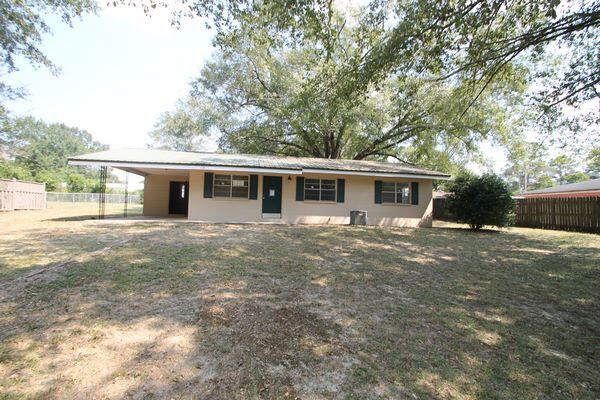 REO Now available this 3 bedroom, 1 bath concrete block home is located in the quiet Paxton community, just a few blocks from Paxton School and beautiful Lake Jackson. The property offers a metal roof, large kitchen with plenty of cabinet space, separate dining area, and spacious bedrooms. The home sits on a level .34 acre lot with a fenced backyard and attached carport.

With some cosmetic updates, this would make an excellent primary residence or investment property. Utilities are public water and sewer with central electric HVAC.

Don't miss this chance to own a solid home in North Walton County close to the Alabama line and convenient to Florala amenities.
