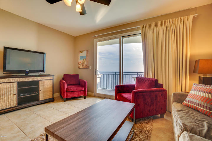 From the minute you enter Sterling Breeze, you feel like you are in an upscale boutique hotel. This Sterling Breeze condo raises the standard of beach living by flaunting the splendor of the sun drenched surf with the beauty of the beach! Residing directly on the beach, this condo marries coastal design with chic beach living. The spacious floor plan offers a large kitchen, family room, master suite, hallway bunk beds, 2 bathrooms, and an indulgent balcony. Upgraded features include: tile floors throughout main living areas, stainless steel appliances, granite counters, grill on the balcony, and beautiful wood cabinetry. This condo is also being sold fully furnished, rental equipped, and has been meticulously maintained. LUXURY! COMFORT! CONVENIENCE! EXCELLENT RENTAL INCOME POTENTIAL!