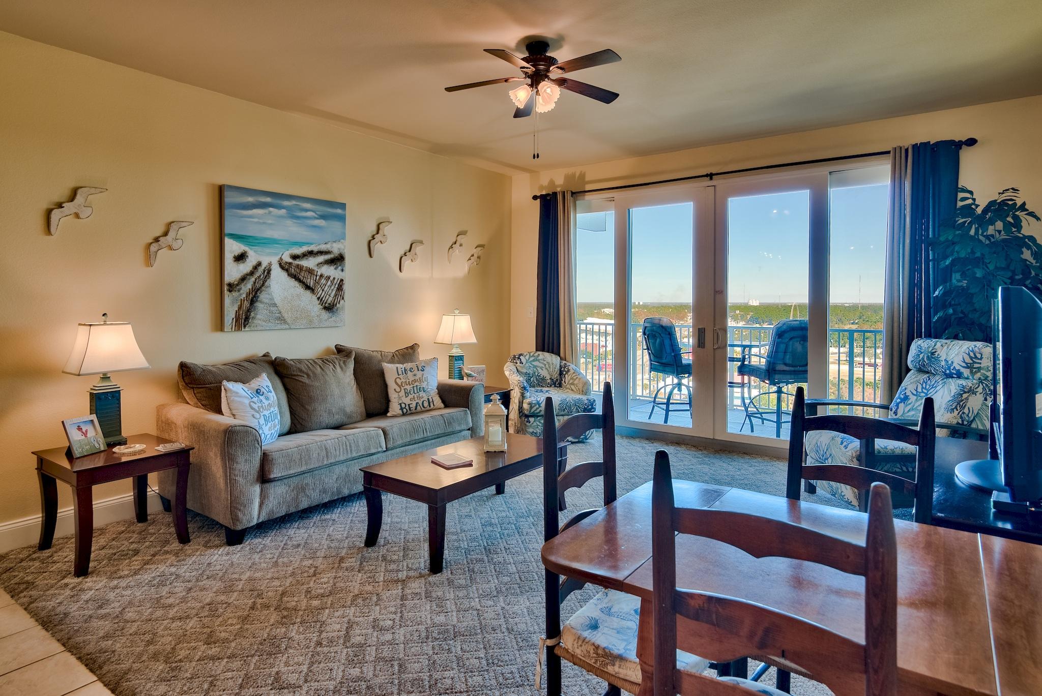 Turn Key & Rental Ready! This 2BR/2BA+Bunk With Lake View Condo at Laketown Wharf Resort Comes With Everything You Need! In The Heart Of All The Fun & Excitement In Panama City Beach & Just Steps Away From The World's Most Beautiful White Sand Beaches, Shopping, Dining & Entertainment. This Resort Offers Unparalleled Amenities With Convenient Beach Access, 5 Unique Pools, A Kids Funscape Playground, Splash Bar & Grill, Gulf View Fitness Center & Covered Garage Parking. Laketown Wharf Offers A Variety Of Views Including The Gulf Of Mexico, Lake & Golf Course. Enjoy The Nightly Fountain & Light Show & Market Shops Along The 52,000 Sqft Of Lakefront Boardwalk. This Residence Can Easily Accommodate Over 8 People & Features An Exceptionally Large Open Floor Plan, HUGE Balcony & So Much More!