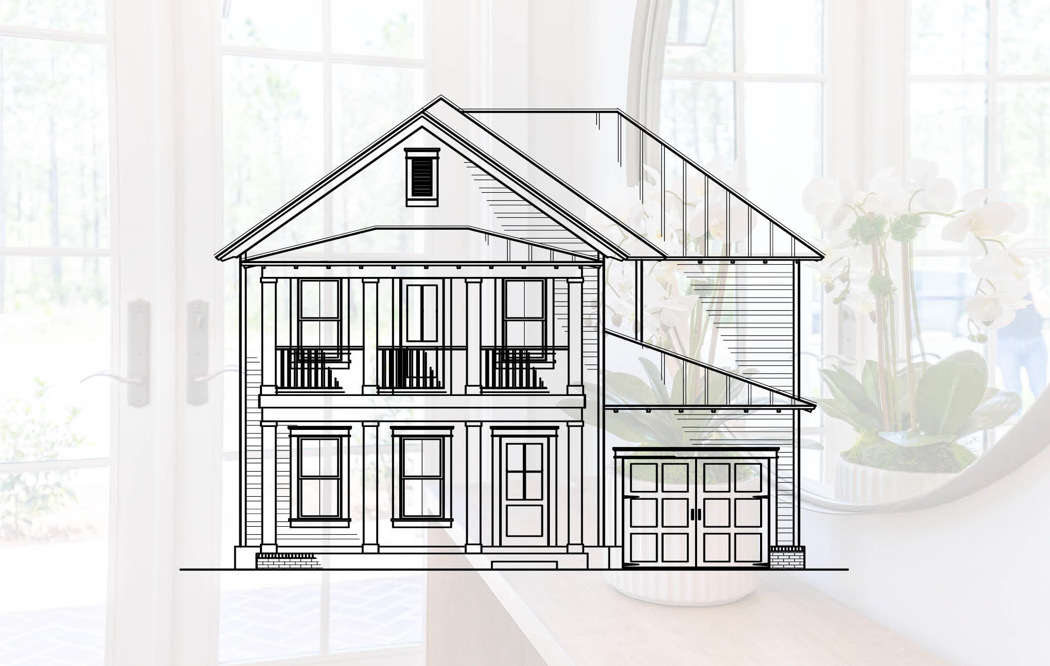 This custom Live Oak plan at Cottage Grove features 4 bedrooms, 4.5  baths, media room, attached 1-car garage and PRIVATE POOL! This home offers buyers the unique opportunity and  flexibility of selecting colors, flooring, cabinets and countertops! This is one of 4 premium homesites surrounded by nature preserve for added privacy. The spacious first floor has 10' ceilings with an open-concept plan including a kitchen with large island, built-in wine cooler, spacious living room and a first floor master suite!  Interior features include KitchenAid stainless steel appliances with 36' cooktop and vent hood, your choice of quartz or granite countertops, custom cabinetry, crown molding throughout, and engineered hardwood flooring with tile in bathroom and laundry. Exterior features include a brick paver driveway, metal roof, irrigation system, French style gas lantern, and brick & fiber cement siding.

The Cottage Grove neighborhood includes a community pool with pool house and is just steps away from the Ed Walline beach access along with shopping, dining, and entertainment at the Gulf Place Town Center. There will be a $325 irrigation tap fee for the new community irrigation system - HOA includes homeowner's lawn maintenance and irrigation!
