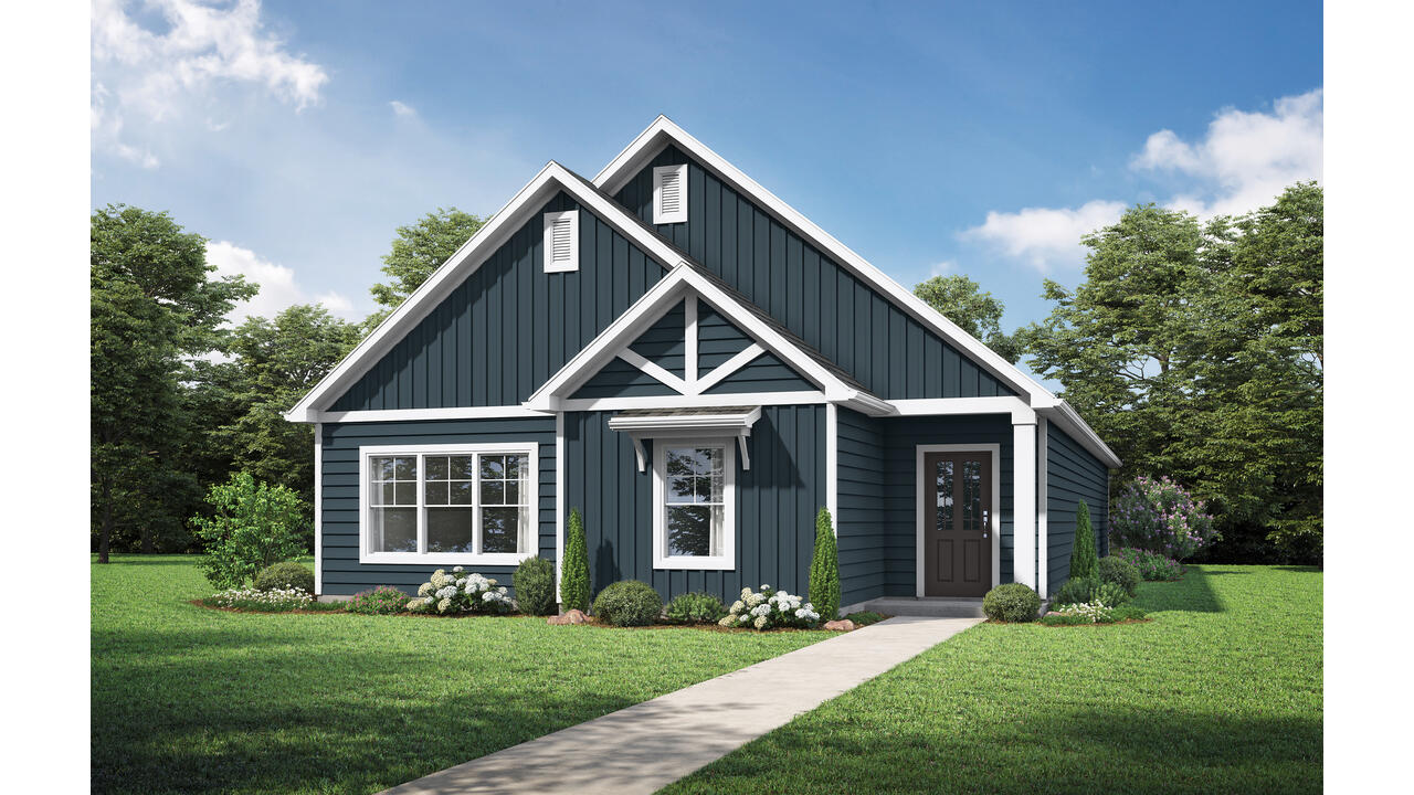 The Lauderdale II by Valor Communities is the home you've been waiting to call your own! With your primary bedroom and huge walk-in closet on the first floor, you'll have all the space you need. Enjoy cozy Florida nights in front of your modern, LED fireplace or on  your covered porch area. Our Vaulted ceilings ensure your new home feels open and welcoming. With quartz, luxury vinyl flooring, and hardiboard exterior already included in our features, you'll be impressed at what this home has to offer! Three bedrooms are on the main floor with a large bedroom and bath upstairs. Home is DIRECTLY across from the  beautiful park space with walking trails and a gorgeous spring fed lake is nearby.