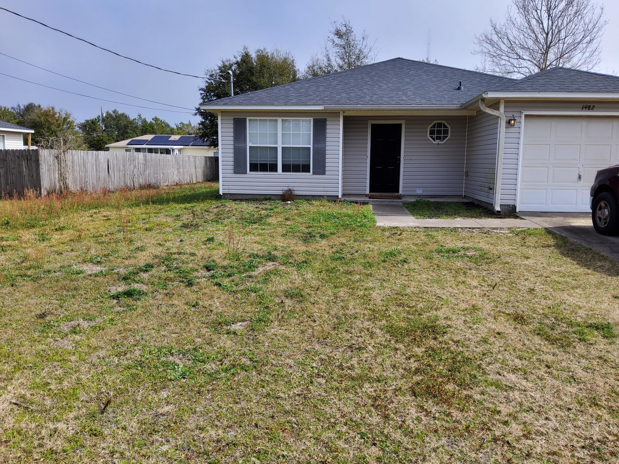 Cute three bedroom two bath home close to everything.