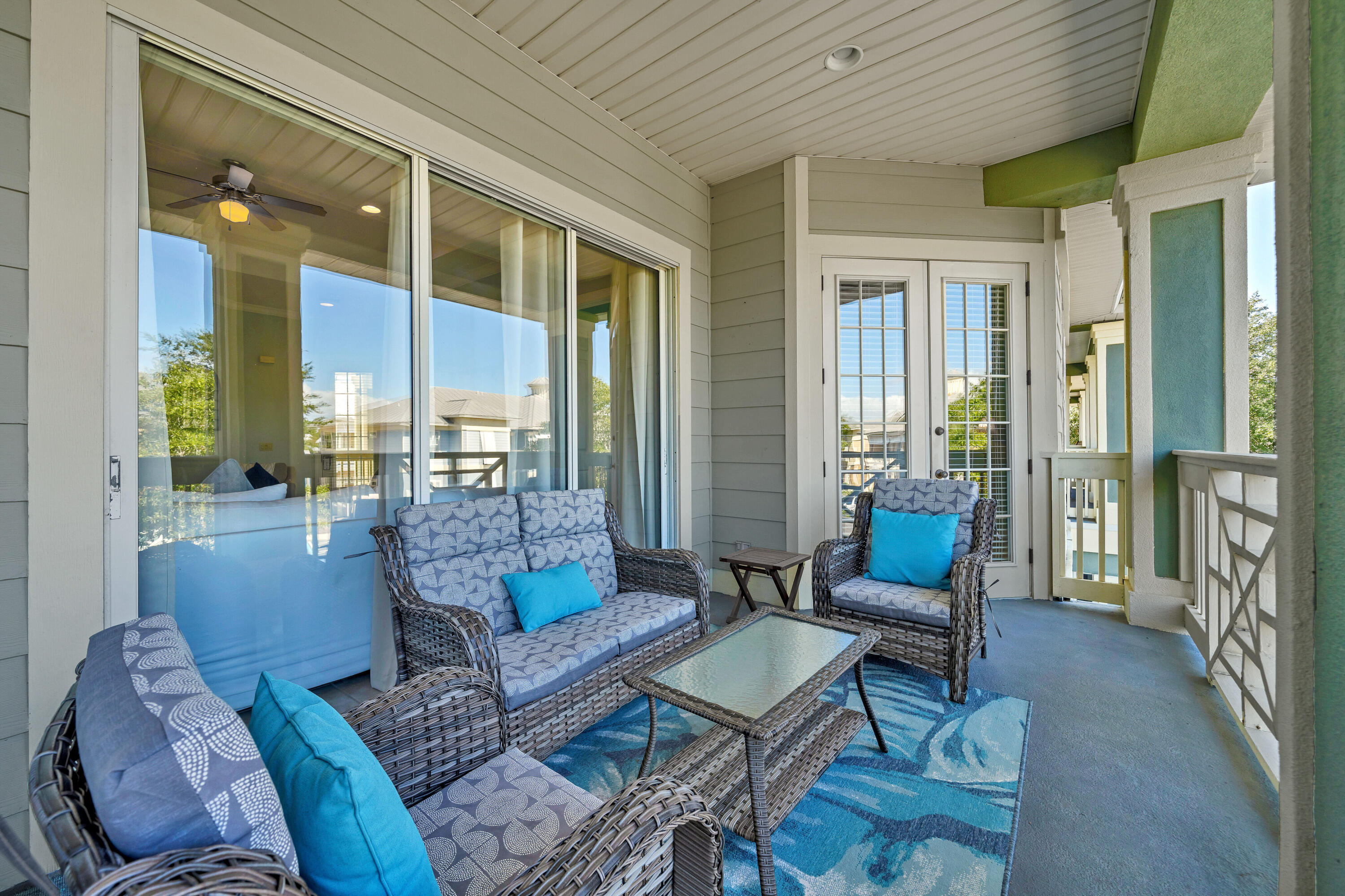 This fully furnished 2 bedroom 2 bath condo is tucked away in the neighborhood of Crystal Cove, inside the gates of Sandestin Golf & Beach Resort.This spacious condo is perfect as a primary, secondary or investment property. Offering 10ft tray ceilings, large windows, with an abundance of natural light. This open floor plan includes granite counter tops in the kitchen & a breakfast bar. Brand new flooring has been installed in the bedrooms. Along with fresh paint touch up. Crystal Cove is just a short golf cart ride away from Sandestin's many attractions as well as the nearby Grand Boulevard which allows you to live like you are on a vacation year-round while also providing a traditional neighborhood to return home to—truly the best of both worlds. Sandestin Golf and Beach Resort is a major destination for all seasons and all ages, and has been named the #1 resort on Florida's Emerald Coast. This magical resort spanning over 2,000 acres is comprised of over 70 unique neighborhoods of condominiums, villas, town homes, and estates. The resort features miles of sandy white beaches and pristine bay front, four championship golf courses, a world-class tennis center with 15 courts, 4 resort swimming pools, The Village of Baytowne Wharf, a charming pedestrian village with events, shopping, dining, family entertainment and nightlife. For true golf cart community living, Grand Boulevard is just outside the resort gates and provides access to additional shopping, dining and entertainment - all without traveling on Hwy. 98. Come to Play, Stay for Life!