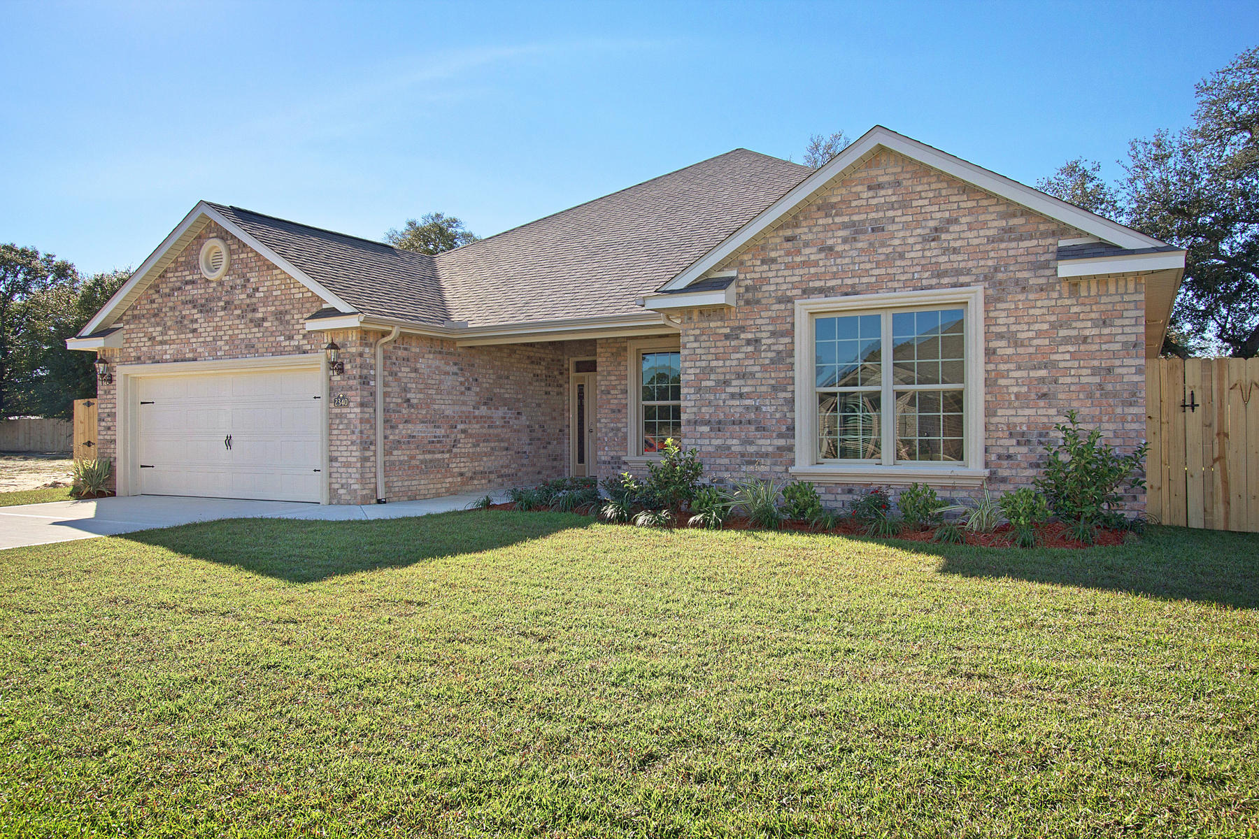 Now Selling MAJESTIC OAKS AT OCEAN CITY  The largest and most significant all new subdivision in Fort Walton Beach in at least ten years. A hometown builder with an impeccable reputation for quality and numerous Parade of Homes awards has begun construction on the first 6 of 40 new luxury homes to be built in this exciting new neighborhood located just off of Racetrack Road. Ideal location - close to shopping, schools, medical facilities, beautiful white sand beaches and numerous employment opportunities including Eglin & Hurlburt Air Force Bases and the 7th Special Forces Base. The neighborhood is also located adjacent to the County's new Stillwell Park with lots of open green space, a walking / jogging path, picnic tables and a basketball court  Great for your active lifesty Now Selling MAJESTIC OAKS AT OCEAN CITY â€“ The largest and most significant all new subdivision in Fort Walton Beach in at least ten years. A hometown builder with an impeccable reputation for quality and numerous Parade of Homes awards has begun construction on the first 6 of 40 new luxury homes to be built in this exciting new neighborhood located just off of Racetrack Road. Ideal location - close to shopping, schools, medical facilities, beautiful white sand beaches and numerous employment opportunities including Eglin & Hurlburt Air Force Bases and the 7th Special Forces Base. The neighborhood is also located adjacent to the County's new Stillwell Park with lots of open green space, a walking / jogging path, picnic tables and a basketball court â€“ Great for your active lifestyle!

Home will be Earth Cents Certified for Energy Efficiency. Standard features are simply too numerous to list completely but do include: Heat Pump Hot Water Heater, Frigidaire 3 ton, , 15 SEER Electric Heat Pump central HVAC with Honeywell WiFi programmable thermostat, R-13 insulation in exterior walls, R-38 blown insulation in the ceilings, R-11 Quiet Zone insulation between Master Bedroom and Living Room, 5.1 Surround Sound pre-wired in Living Room and Distributed sound to the Lanai, Wired Security System, 5 Ã‚Â¼" base boards throughout, 7 Ã‚Â¼" Crown Molding and rope lighting in Master Bedroom Tray Ceiling, 7 Ã‚Â¼" Crown Molding and LED rope lighting in both of the double Trays in the Living Room, 7 Ã‚Â¼" Crown in Foyer, Kitchen and Dining Room, Bull Nose Corners in Living Area, 20" x 20" Porcelain Tile in wet areas, Engineered Wood flooring in Foyer, Guest Hallway, Living Room, Master Hallway and Dining Room, Kitchen with 42" Wall Cabinets with 3" matching Crown Molding, Breakfast Bar to be skinned with matching Cabinet Materials, Tumbled Stone backsplash with accents, 3cm Granite Counter tops with double-pencil front edges, GE Stainless Steel appliances to include Stove/Range with smooth cooktop, Microwave, Dishwasher, and Refrigerator. 36" Wall Cabinets in Laundry Room with built in hanging rod, 36" Vanities in all Bathrooms, Granite vanity tops with undermount rectangular bowls in all bathrooms (dual vanities in Master and 2nd Bath), Framed mirrors above each vanity, Frameless clear glass shower door in Master Bath, Oil Rubbed Bronze hardware throughout the home including Light Fixtures, Delta Leland Collection Plumbing Fixtures, and Door Hardware, Automatic Irrigation System with a shallow well and pump, Upgraded Landscaping with fully sodded yard, 6 Foot Privacy Fence with a walk gate on each side, Black Aluminum Decorative Mailbox installed, Low E, tilt-sash, Impact Glass Windows on the Front of the House with Fabric Storm panels and Pre-installed hardware to easily protect the other Doors and Windows in the event of a Hurricane. Home comes with 1 year warranty on workmanship and materials, 2 years on plumbing, electrical and mechanical systems and 10 years structural, all backed by the Bonded Builders Warranty Group. Measurements are believed to be correct but buyer should verify all measurements deemed to be material.