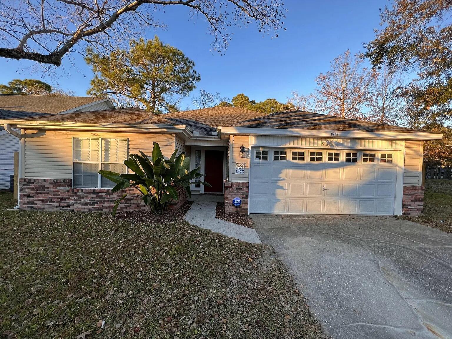 Available Oct 1st, adorable 3 bedroom and 2 bath home located in Forest Oaks Subdivision in Fort Walton Beach, FL. Pet friendly (restrictions do apply), 1 year lease, renter pays utilities and maintains the yard! This home features vaulted ceilings, new luxury vinyl plank flooring in living and dining room and kitchen, a granite counter tops, large primary bedroom and ensuite bathroom, a two car garage, a privacy fence in the back yard, two guests bedrooms and a full guest bath! There is a fireplace, new sliding glass door to open patio! Bathrooms features new vanities! This home is conveniently located near the military bases, beaches, and shopping! Pets must be approved by owner. NO smoking, good rental and employment history, clean credit, nonrefundable cleaning fee/floor fee. There may be an application fee.
