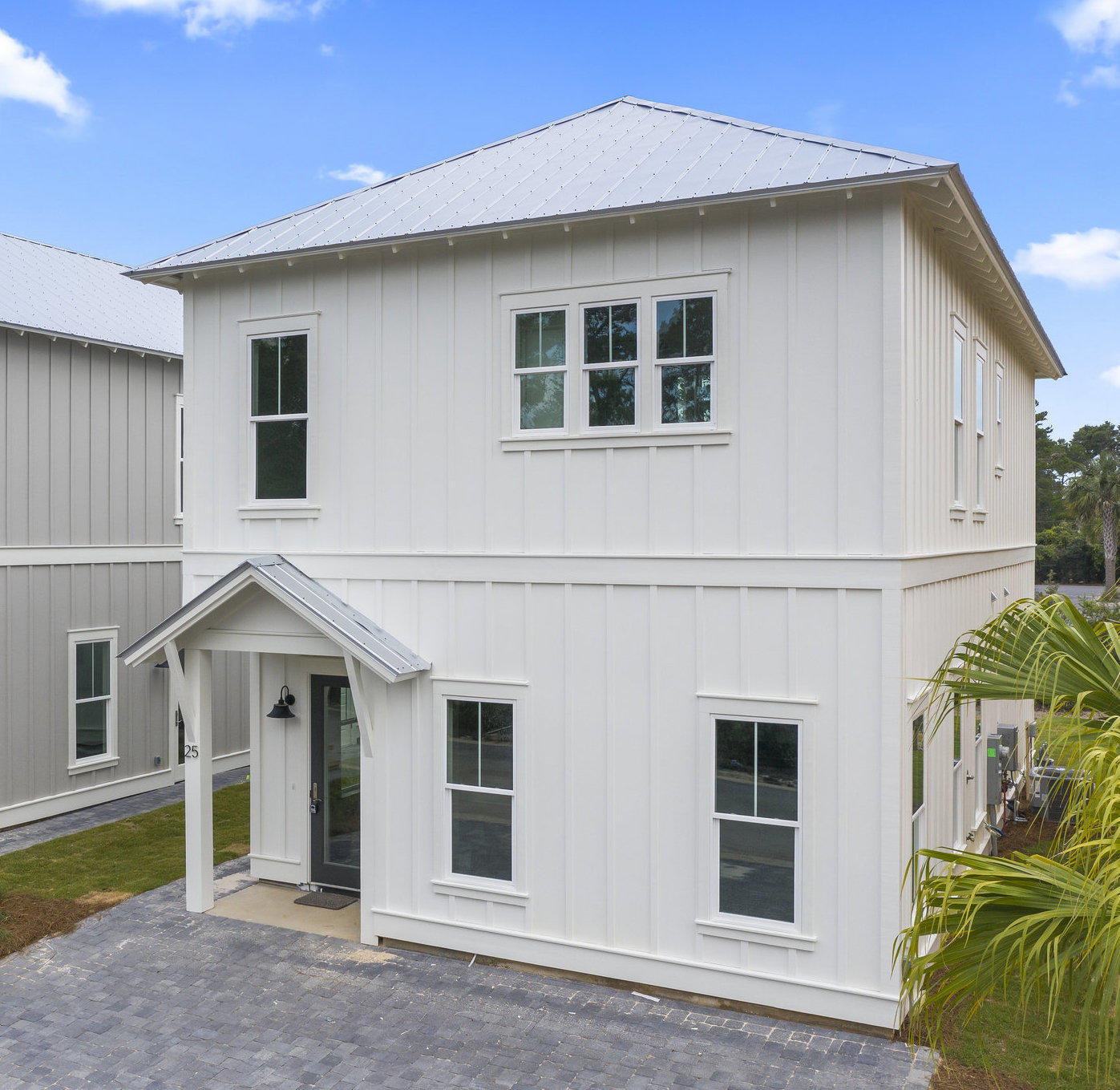 New construction in Inlet Beach. Enjoy close proximity to Scenic Highway 30A, and the beautiful beaches of South Walton. Crafted for the home buyer with impeccable taste, the home boasts 4 bedrooms and 3.5 baths. The master bedroom is located on the first floor with three bedrooms on the second with a flex space ideal for a media area or office. Highlights include hardwood flooring, custom tile in baths, crown molding, tankless water heater, and electric car charging station. The kitchen features subway tile backsplash, quartz countertops, stainless steel appliances, and gas stove. Located near 30Avenue, Lake Powell, Rosemary Beach and many of the notable attractions and restaurants this area is known for, this is home perfect for a primary residence, second home or investment property. Photos are from recently completed home in the community. Finishes to be similar, however, not identical to depiction in photos.