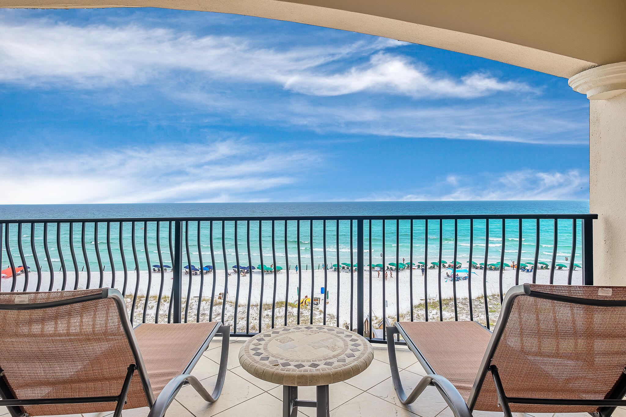 We are pleased to present a spectacular 4-bedroom condominium with breathtaking views of the Gulf. Situated on the sugar-white sands in Crystal Beach and spanning over 2200 square feet, this pristine unit offers magnificent views of the Gulf that can be enjoyed from multiple rooms in the condominium, ensuring an elevated living experience. 

The condominium has a bunk room, perfect for accommodating guests or family members. The sale of the unit includes two designated parking spots in the parking garage, adding an extra layer of convenience for residents and renters. Additionally, the complex boasts a nice pool and grills, providing ample space for outdoor activities.

Overall, this condominium is an ideal choice for those seeking an upscale, luxurious lifestyle with stunning Gulf