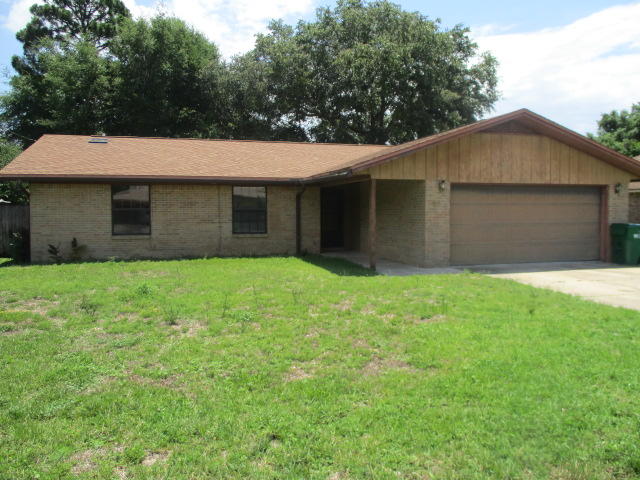 Very nice 3 bedroom 2 bath all brick home located in Shalimar, fenced back
yard 2 car garage with opener, lawn pump
and sprinkler system. Tile in kitchen
and dining area.