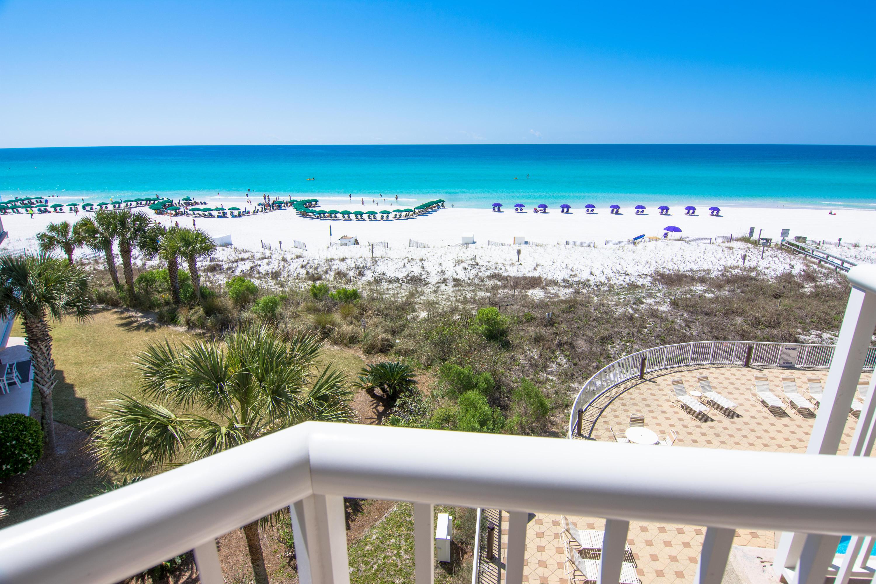 Rental powerhouse in the popular Summer Place resort with a toes-in-the-sand Gulf front location on the famed beaches of stunning Okalosoa Island. Rental income potential of $50,000++ Sunshine and warm Gulf breezes and views abound from the balcony, accessed from both the living room and the master suite. The gourmet kitchen features granite counters, loads of cabinet space and is fully stocked and rental ready. Step right into high dollar summer rental season  this condo conveys fully furnished with many summer bookings  all you need is you bathing suit! Enjoy the good life at Summer Place with resort style amenities including: 2 Gulf front swimming pools (one seasonally heated), hot tub, fitness center, lush grounds and of course the beautiful beach just steps from your door. Amazing location within walking distance or a short car ride to some of the best restaurants, shopping and entertainment with fewer crowds than Destin but just a few miles away.