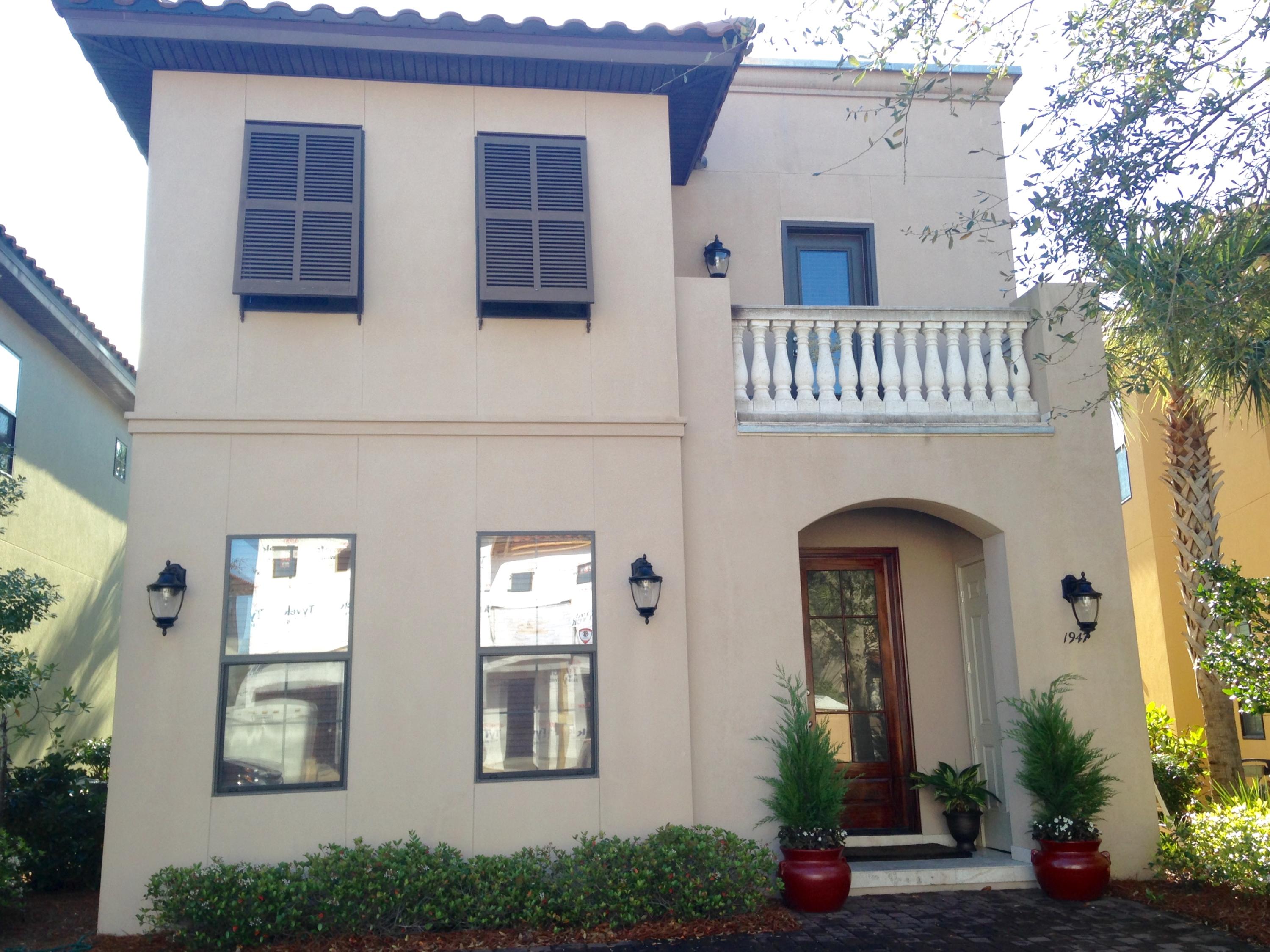 BACK ON THE MARKET AND REDUCED $30,000. GREAT INVESTMENT OPPORTUNITY! This is the only 5 bedroom, 3.5 bath house listed in Villa Lago. This beautiful home features: 2 master suites (1 on the first floor), surround sound, 3 cm granite in kitchen and baths, custom cabinetry, stainless appliances, double crown molding throughout, travertine flooring, new full size washer/dryer, optional theater room wired for surround sound, ample storage space, patio view to pond and fountain, and much more. Not on short-term rental market but attached projections show up to $70,000 gross rental potential. Villa Lago is the newest subdivision built in Sandestin and it is located within walking distance to Baytowne Wharf. The neighborhood also offers a community pool, club house and golf course views. Buyer must verify all dimensions, taxes and HOA fees